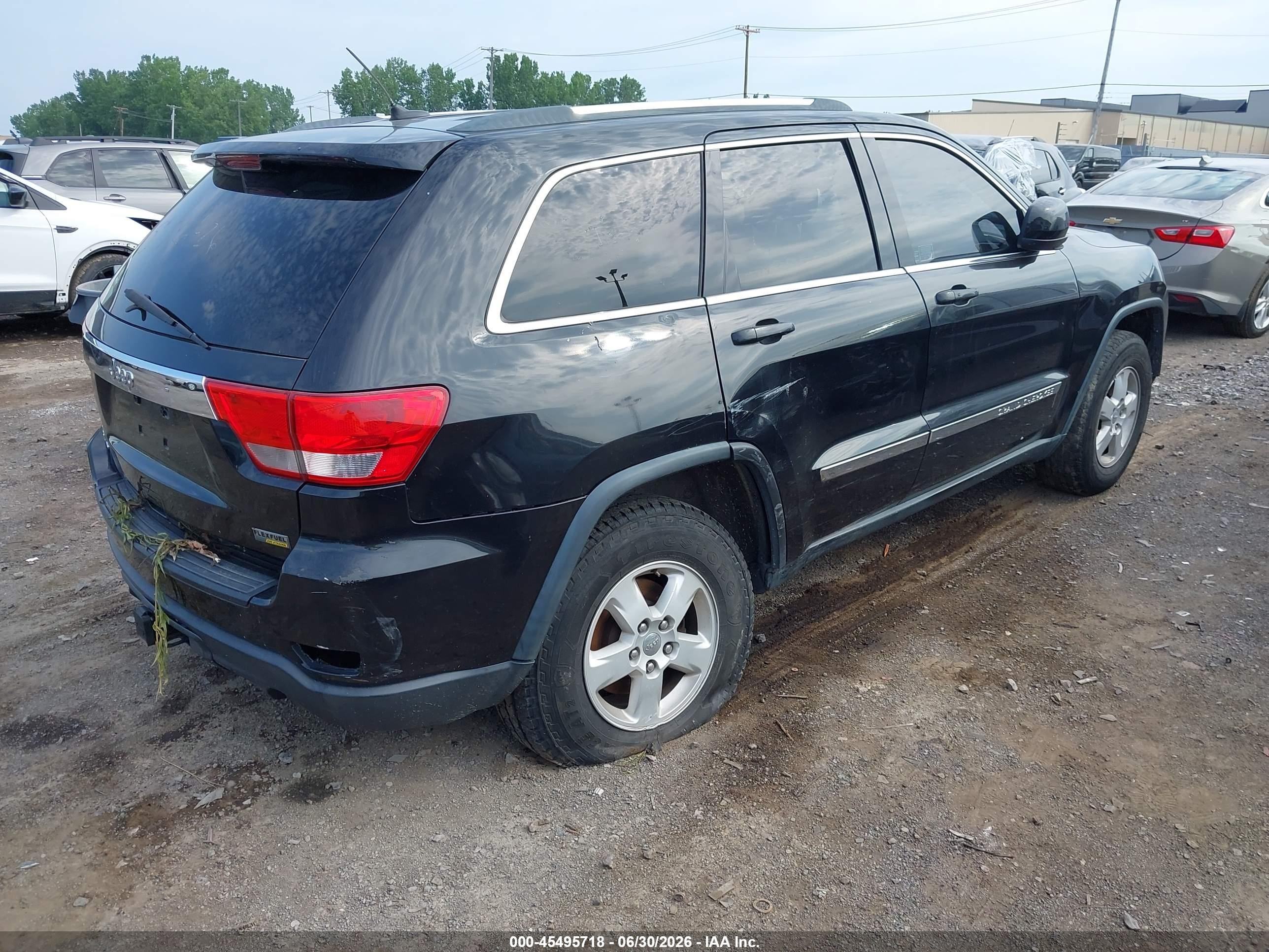 2013 Jeep Grand Cherokee Laredo Black vin: 1C4RJFAG4DC559753