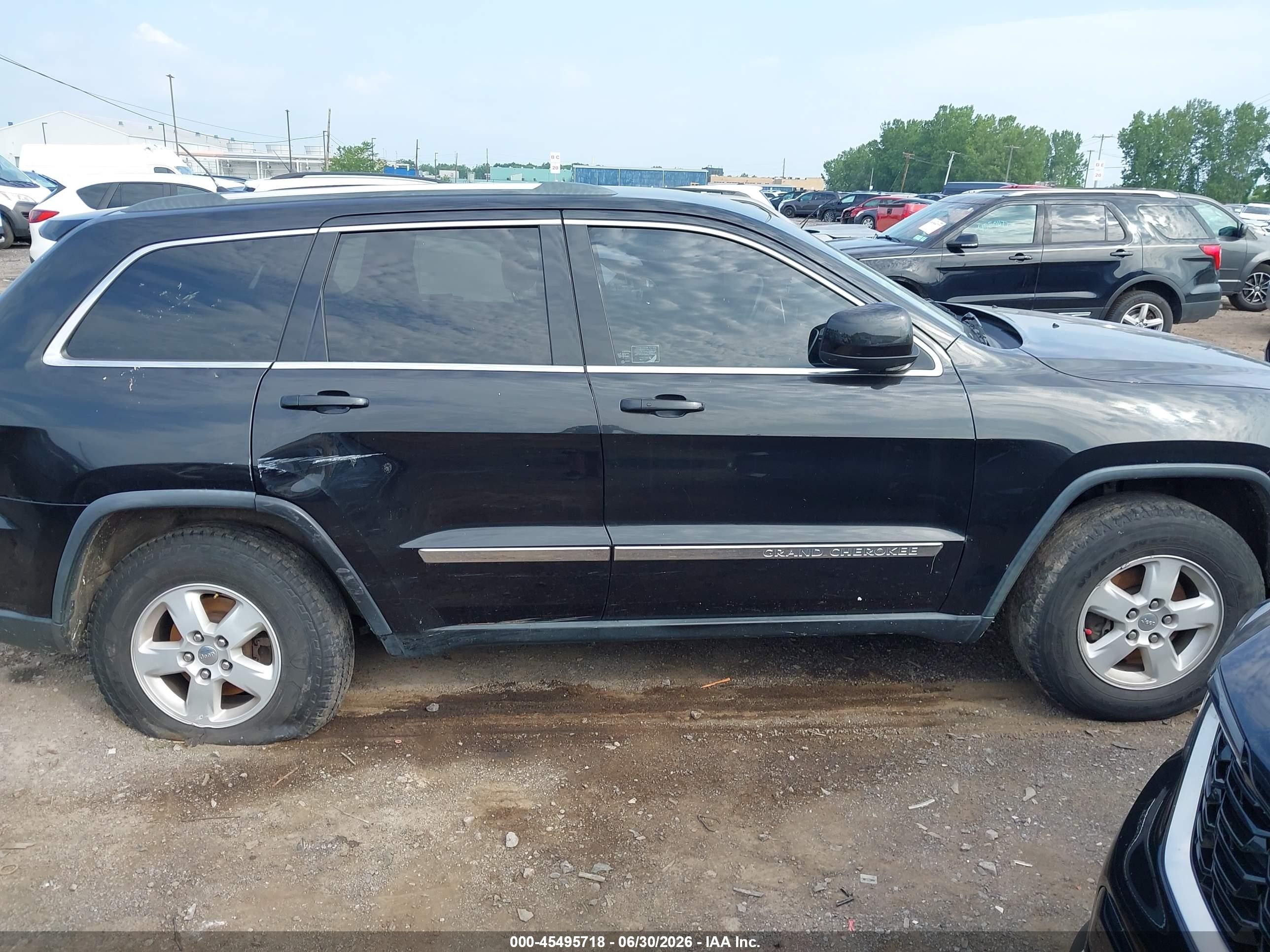 2013 Jeep Grand Cherokee Laredo Black vin: 1C4RJFAG4DC559753