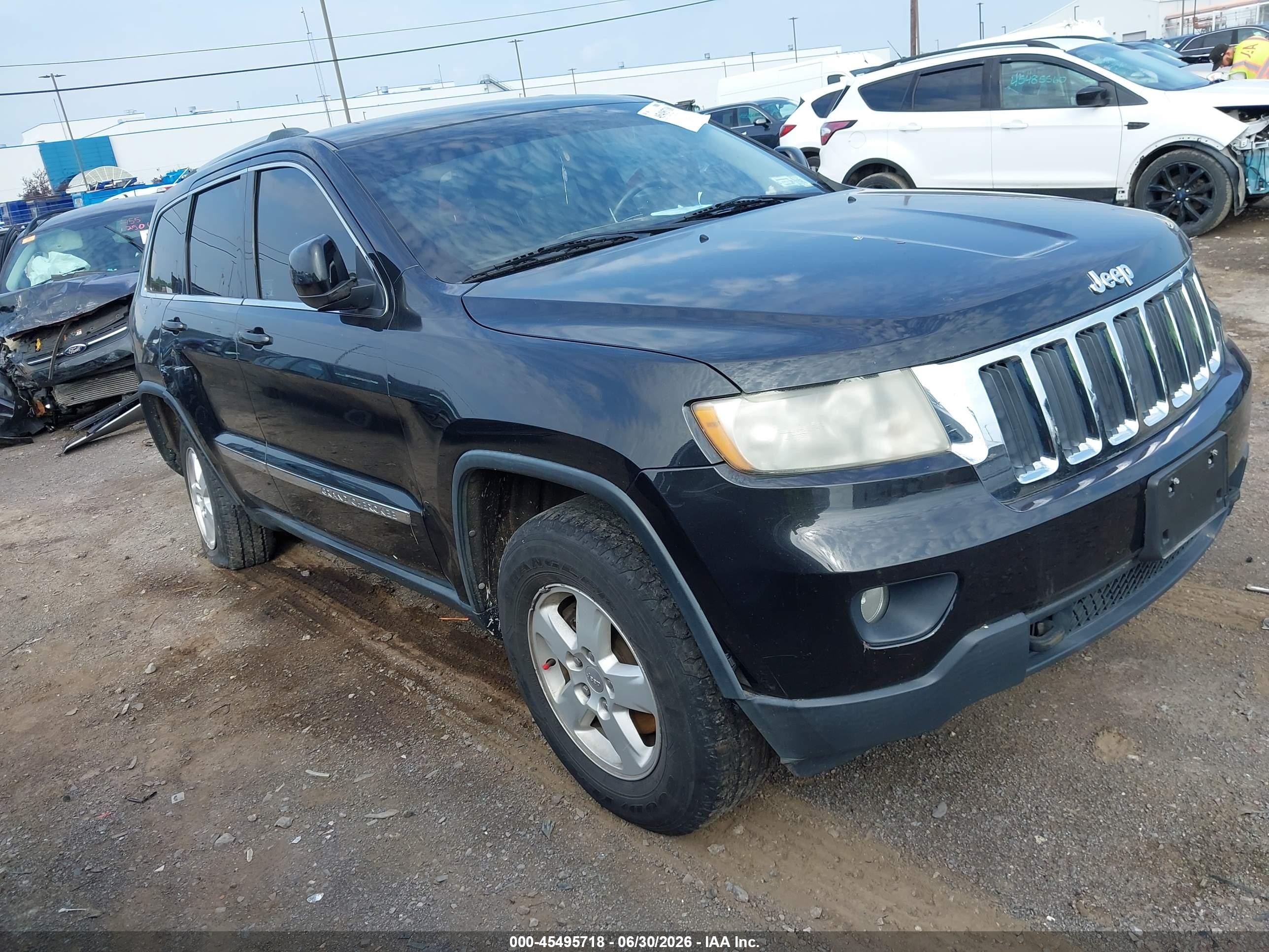 2013 Jeep Grand Cherokee Laredo Черный vin: 1C4RJFAG4DC559753