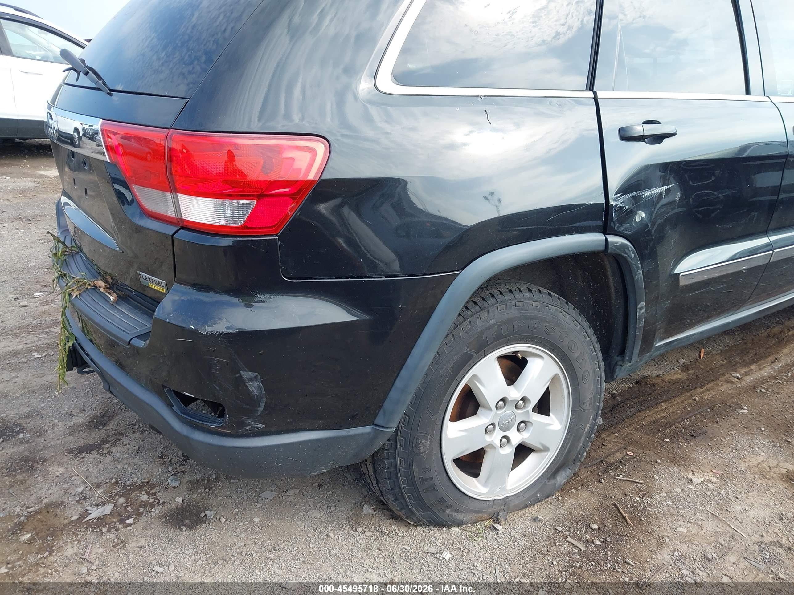 2013 Jeep Grand Cherokee Laredo Black vin: 1C4RJFAG4DC559753