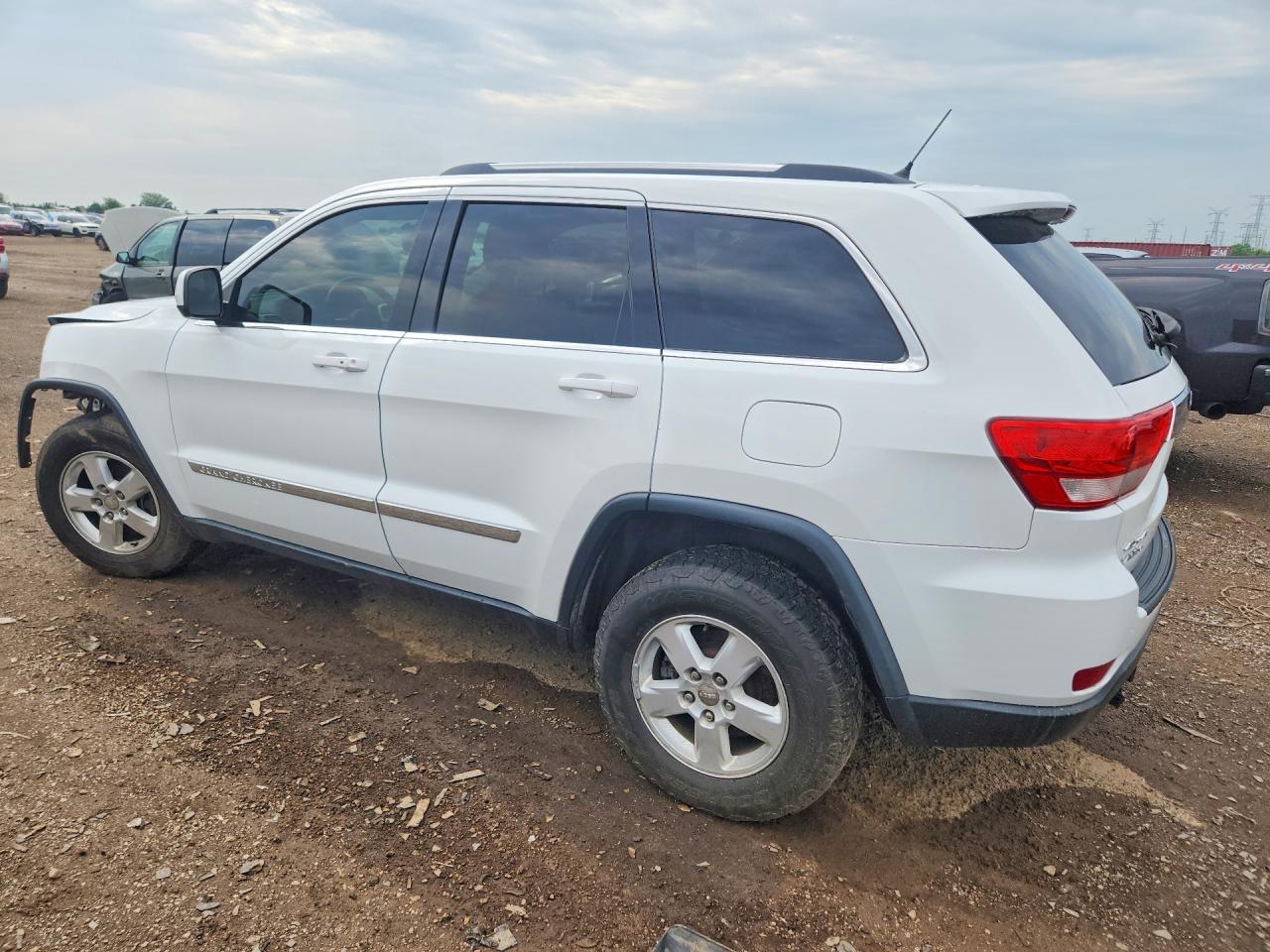 2013 Jeep Grand Cherokee Laredo White vin: 1C4RJFAG4DC586998