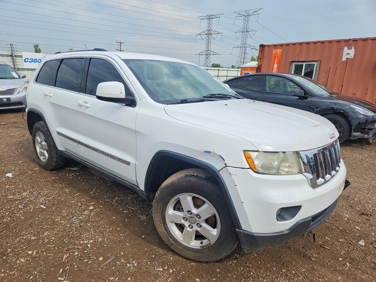 2013 Jeep Grand Cherokee Laredo White vin: 1C4RJFAG4DC586998