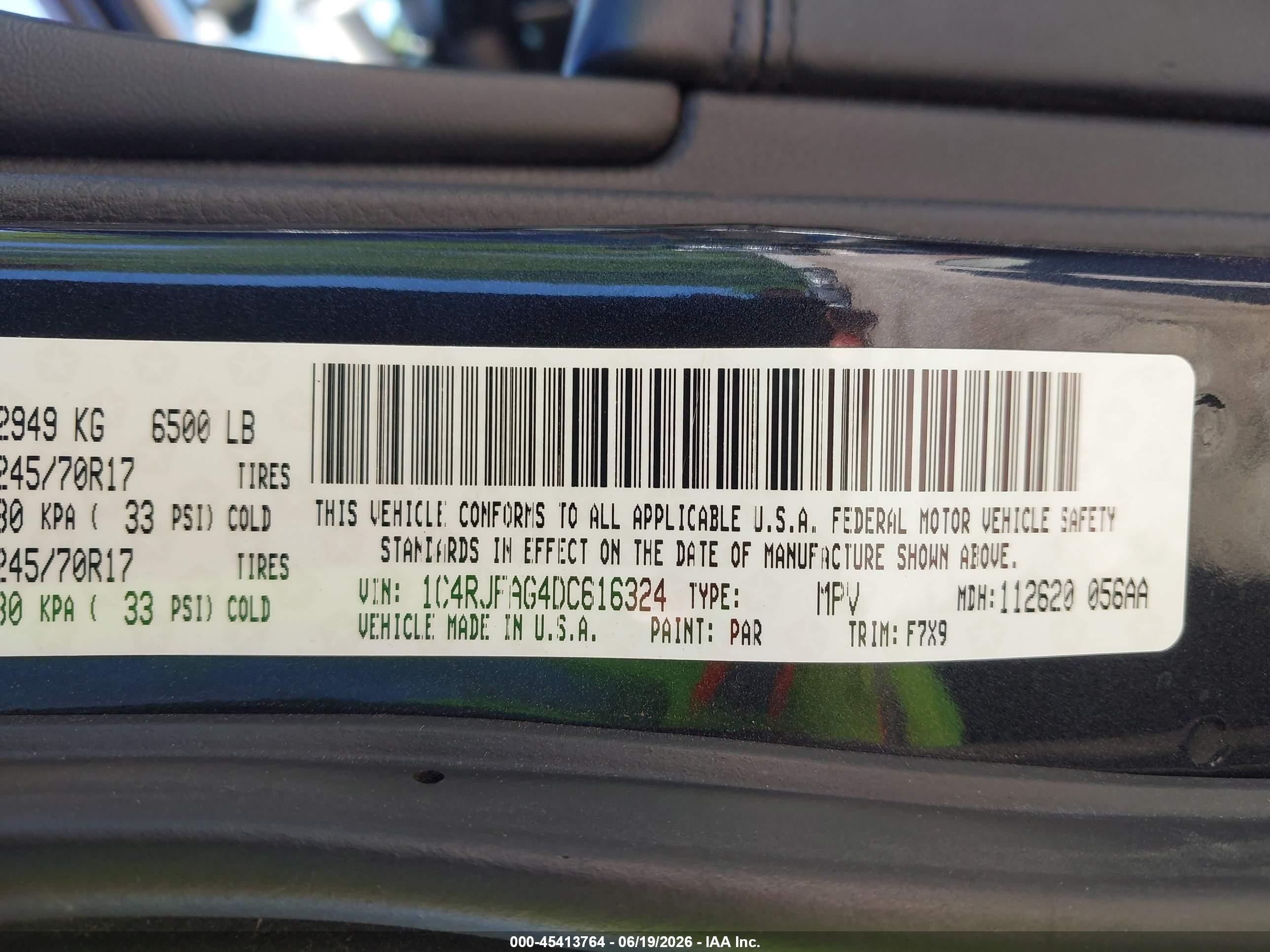 2013 Jeep Grand Cherokee Laredo Синий vin: 1C4RJFAG4DC616324