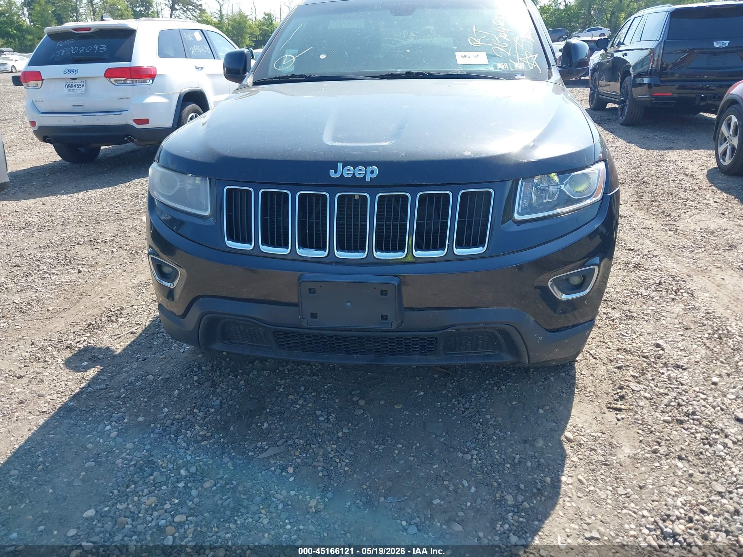 2014 Jeep Grand Cherokee Laredo Black vin: 1C4RJFAG4EC104743