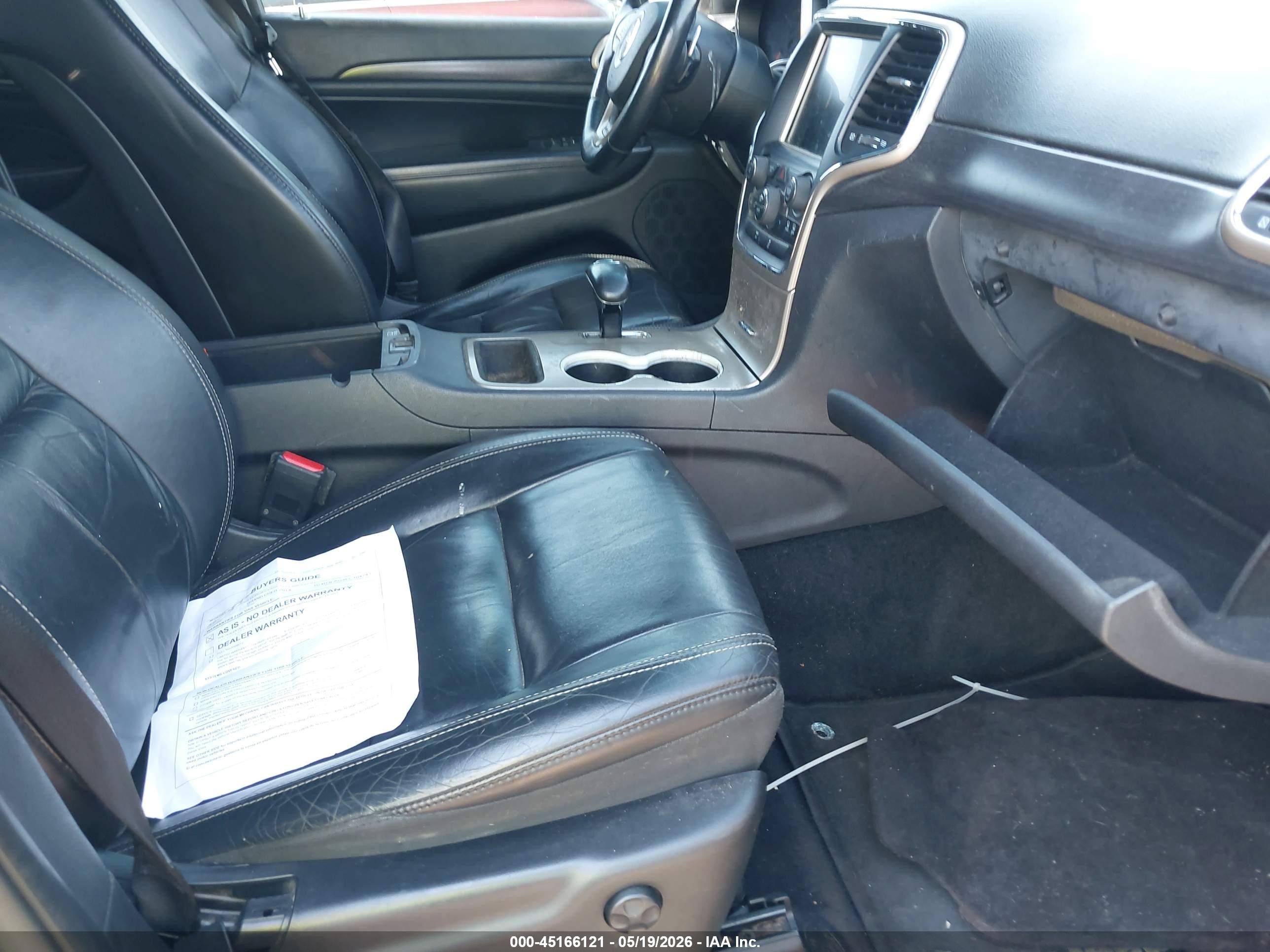 2014 Jeep Grand Cherokee Laredo Black vin: 1C4RJFAG4EC104743