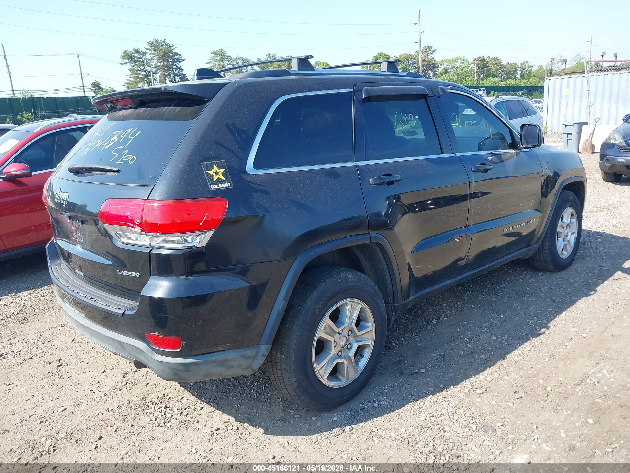 2014 Jeep Grand Cherokee Laredo Black vin: 1C4RJFAG4EC104743
