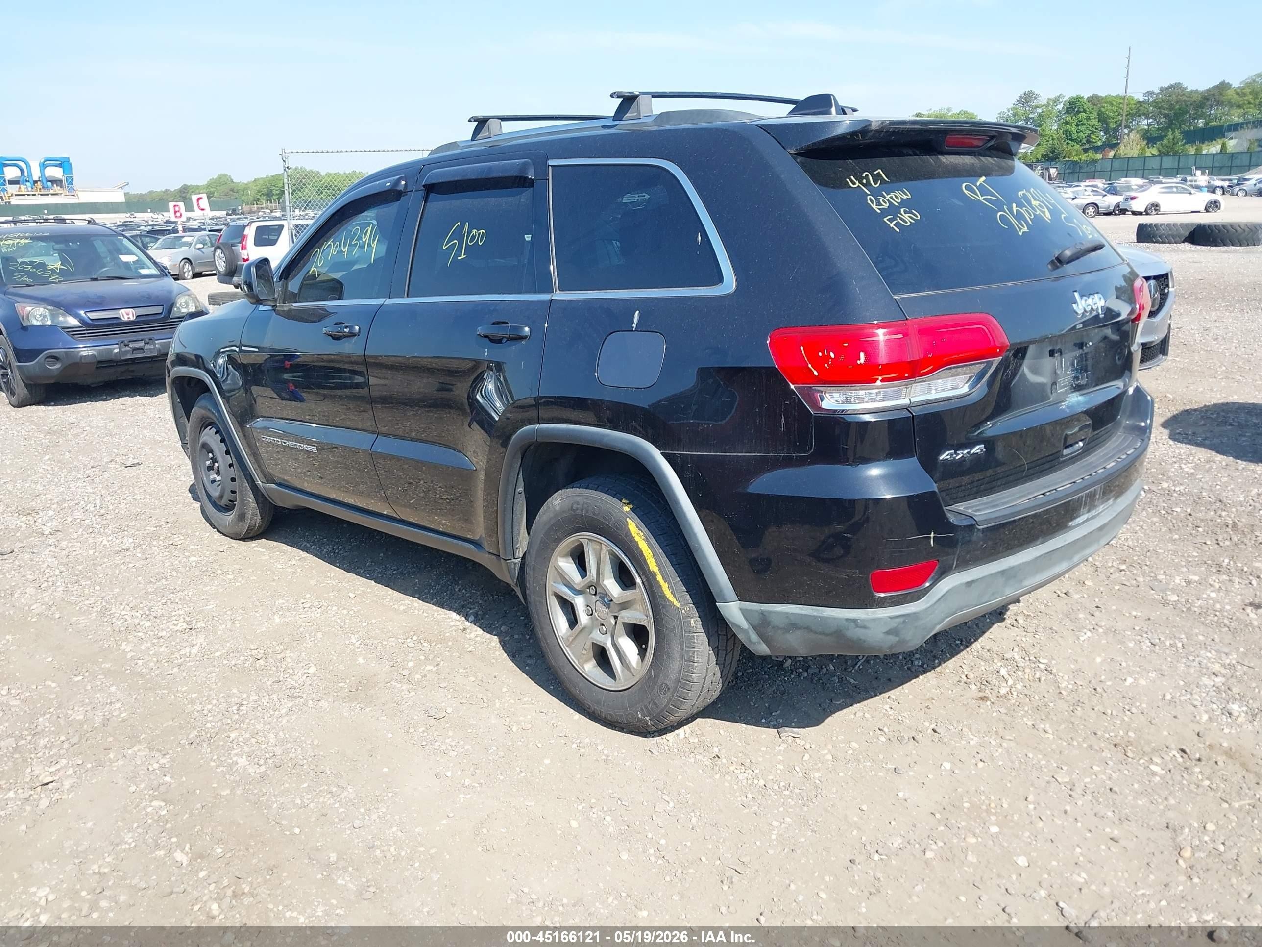 2014 Jeep Grand Cherokee Laredo Black vin: 1C4RJFAG4EC104743