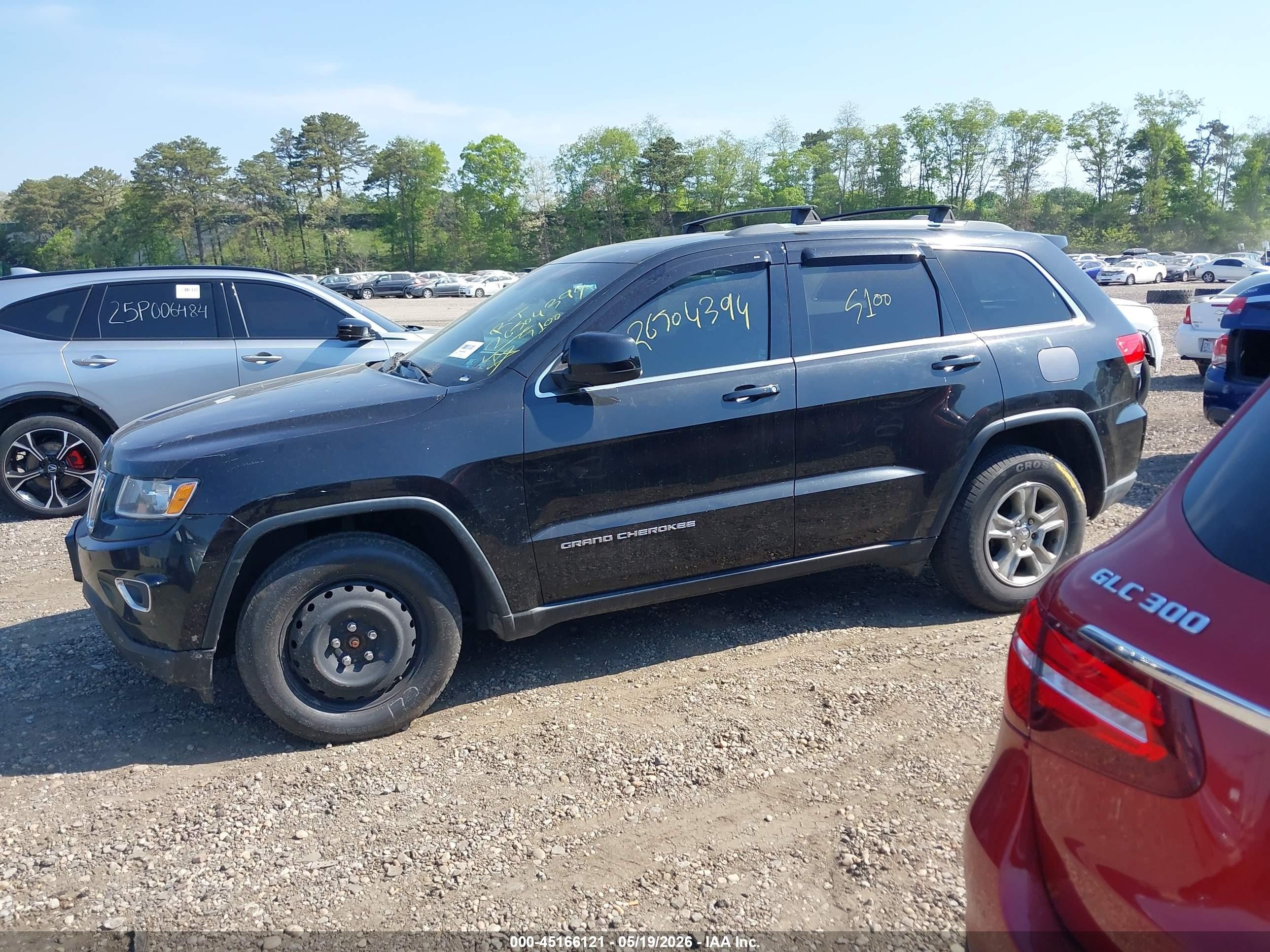 2014 Jeep Grand Cherokee Laredo Black vin: 1C4RJFAG4EC104743