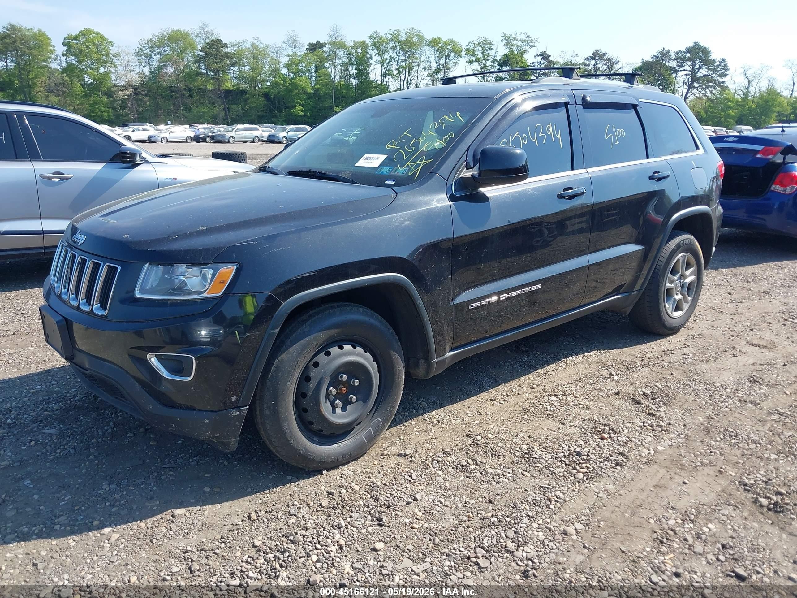 2014 Jeep Grand Cherokee Laredo Black vin: 1C4RJFAG4EC104743