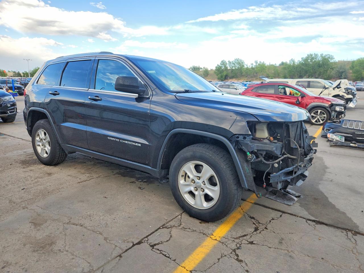 2014 Jeep Grand Cherokee Laredo Black vin: 1C4RJFAG4EC126810