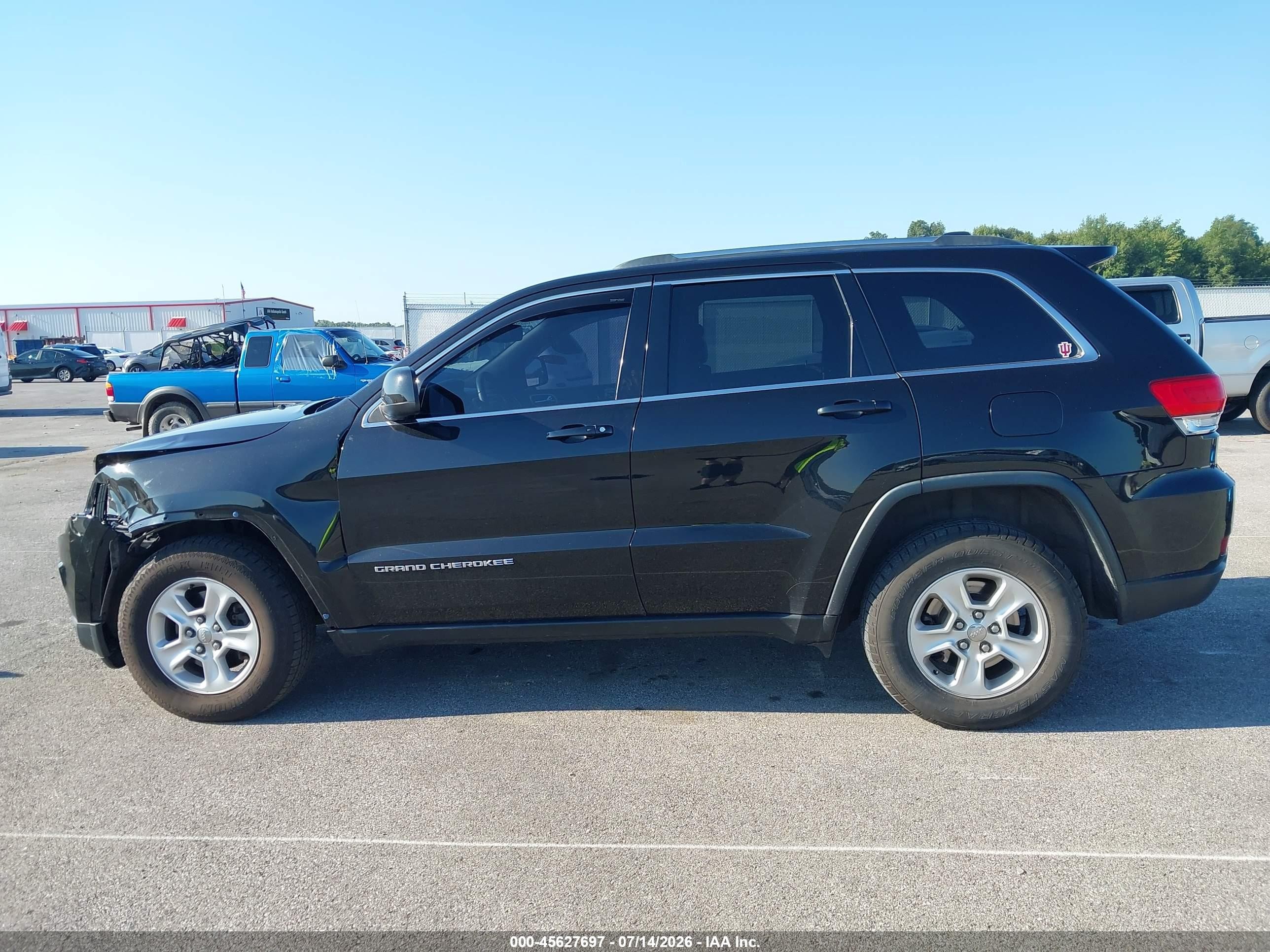2014 Jeep Grand Cherokee Laredo Black vin: 1C4RJFAG4EC183394