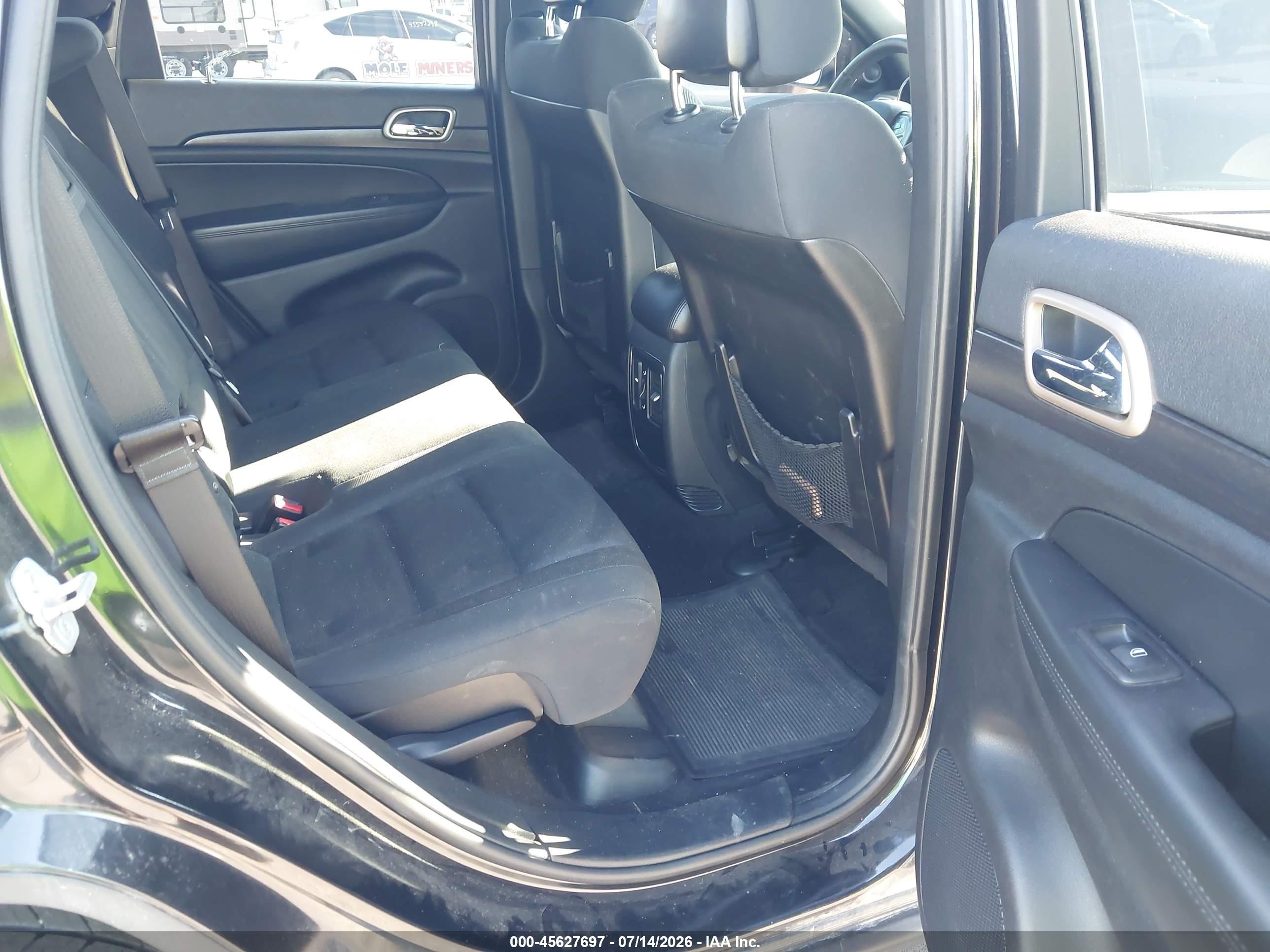 2014 Jeep Grand Cherokee Laredo Black vin: 1C4RJFAG4EC183394