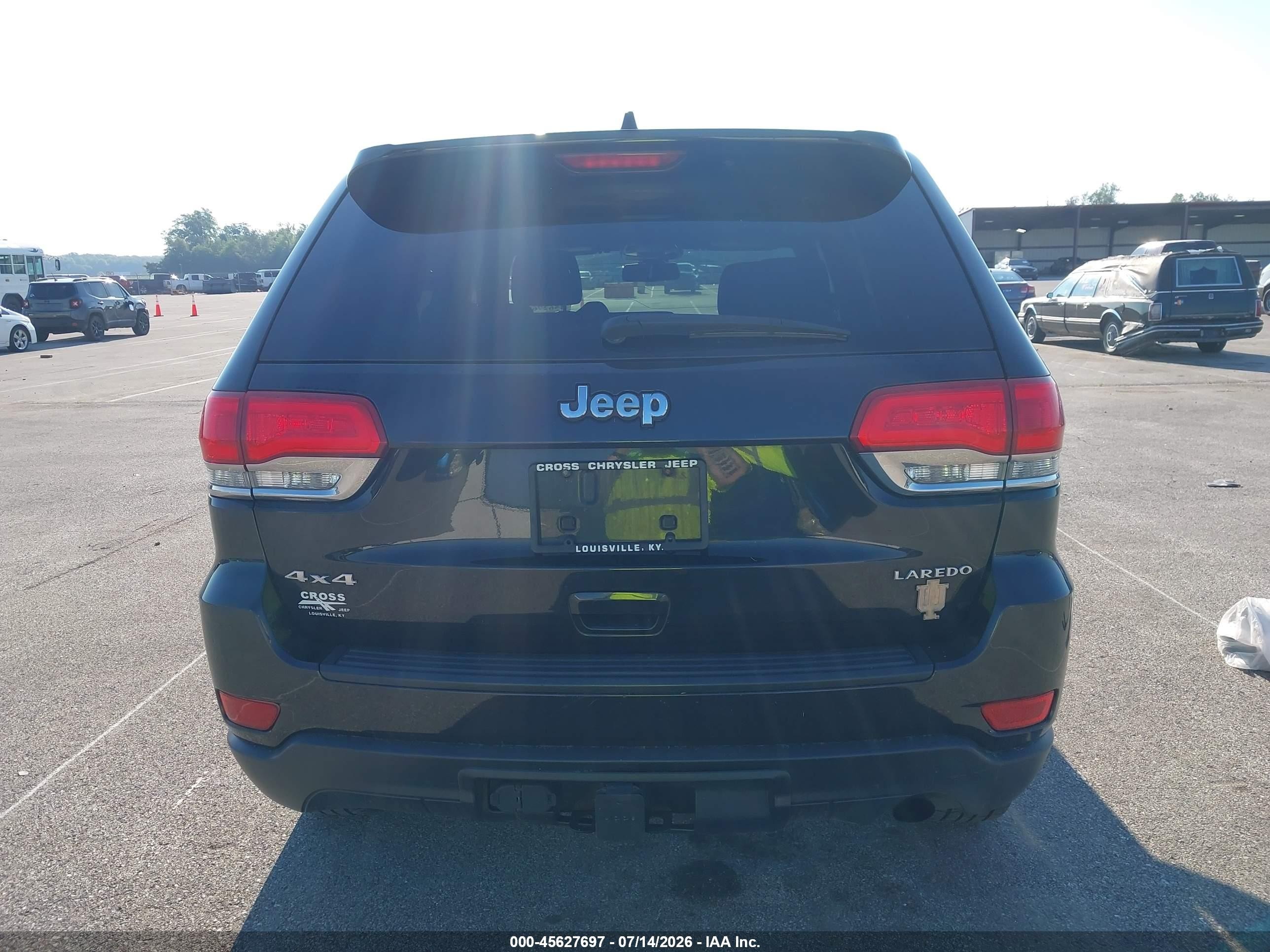2014 Jeep Grand Cherokee Laredo Black vin: 1C4RJFAG4EC183394