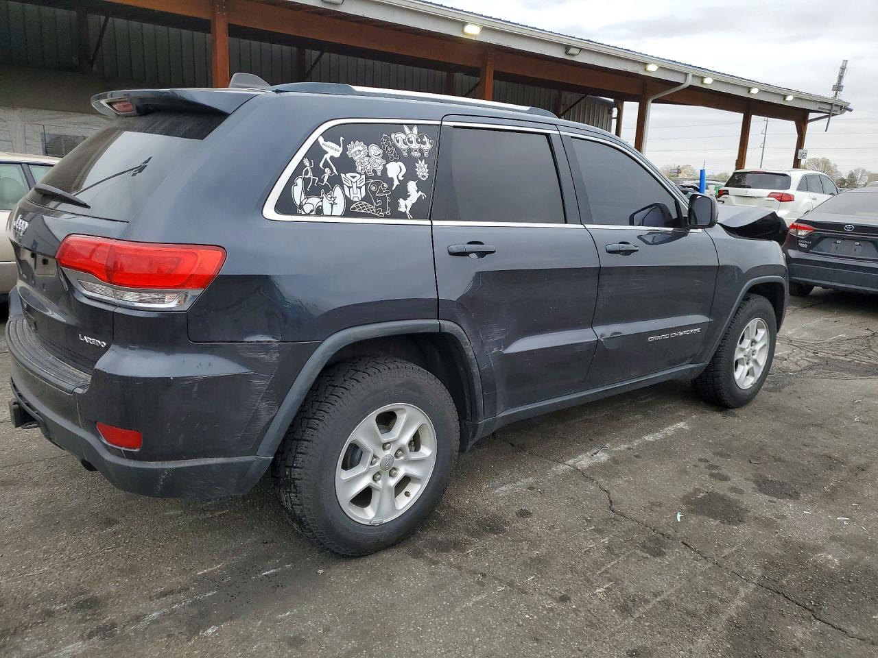 2014 Jeep Grand Cherokee Laredo Серый vin: 1C4RJFAG4EC199000