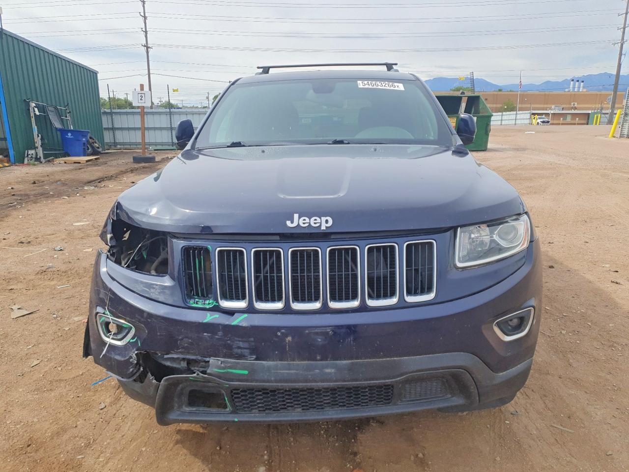 2014 Jeep Grand Cherokee Laredo Blue vin: 1C4RJFAG4EC205099