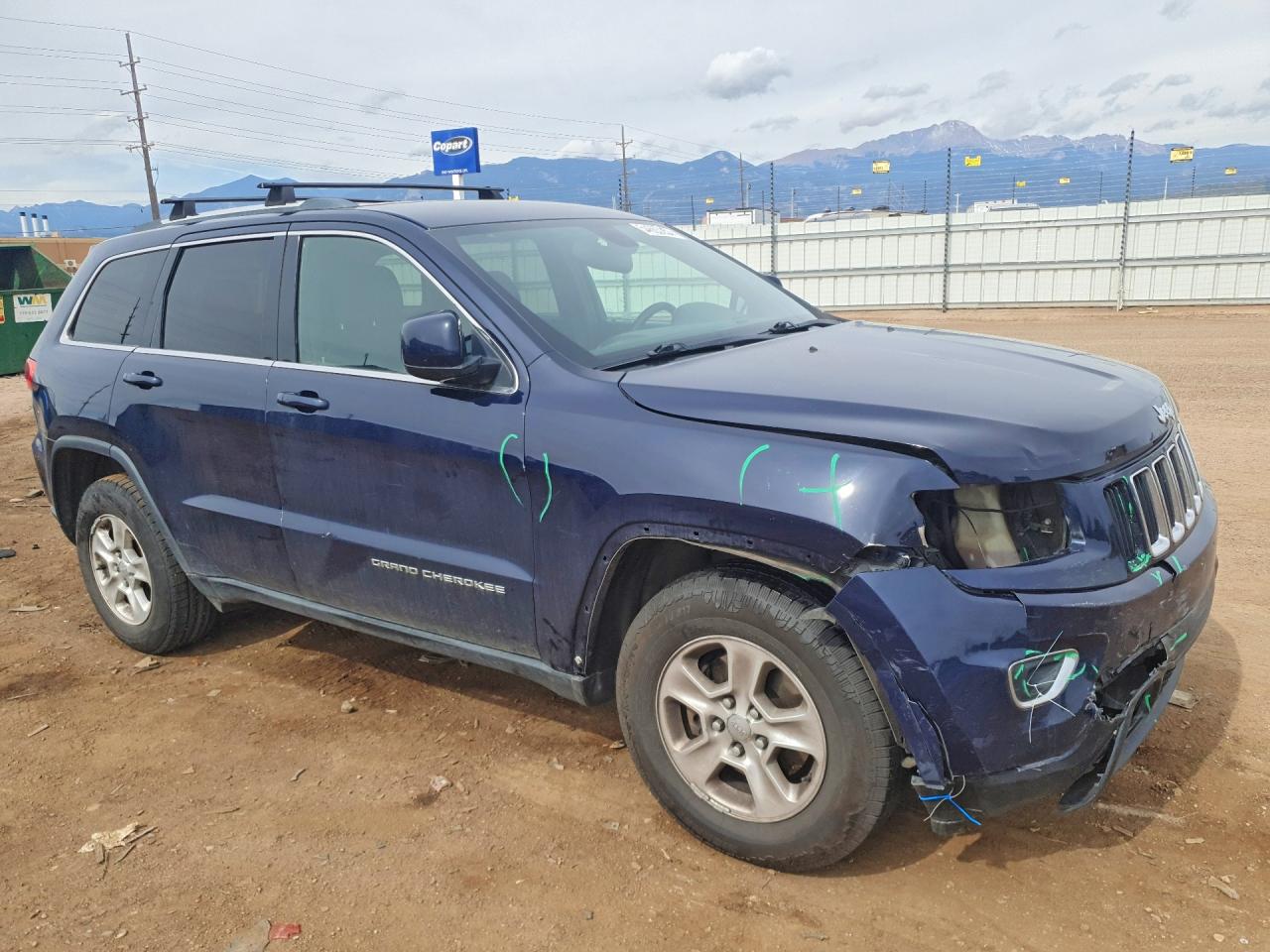 2014 Jeep Grand Cherokee Laredo Blue vin: 1C4RJFAG4EC205099
