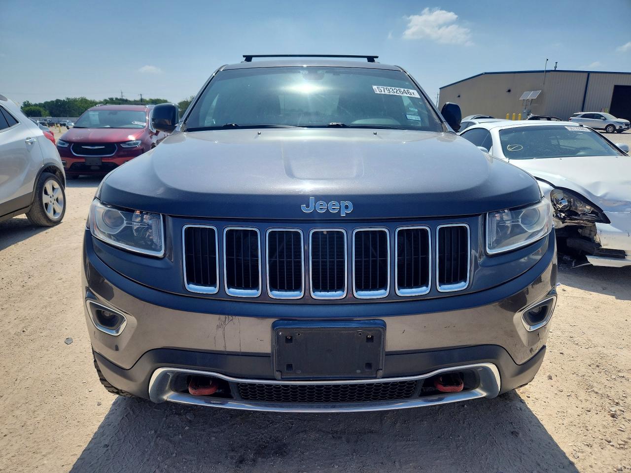 2014 Jeep Grand Cherokee Laredo Gray vin: 1C4RJFAG4EC218046