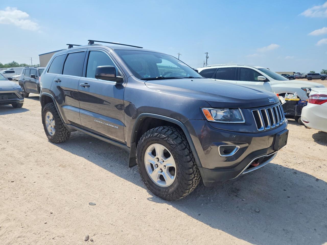 2014 Jeep Grand Cherokee Laredo Gray vin: 1C4RJFAG4EC218046
