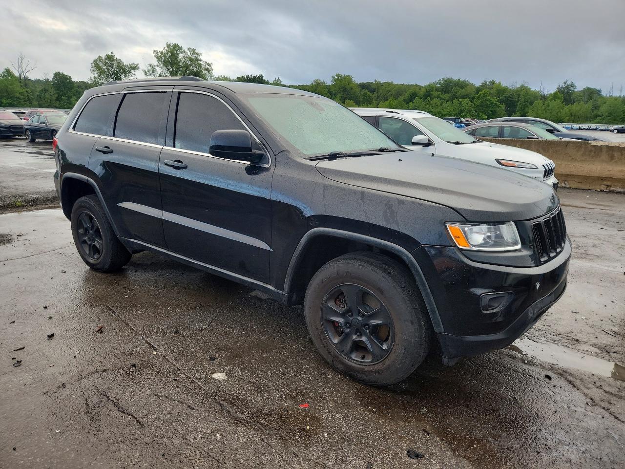 2014 Jeep Grand Cherokee Laredo Black vin: 1C4RJFAG4EC242850