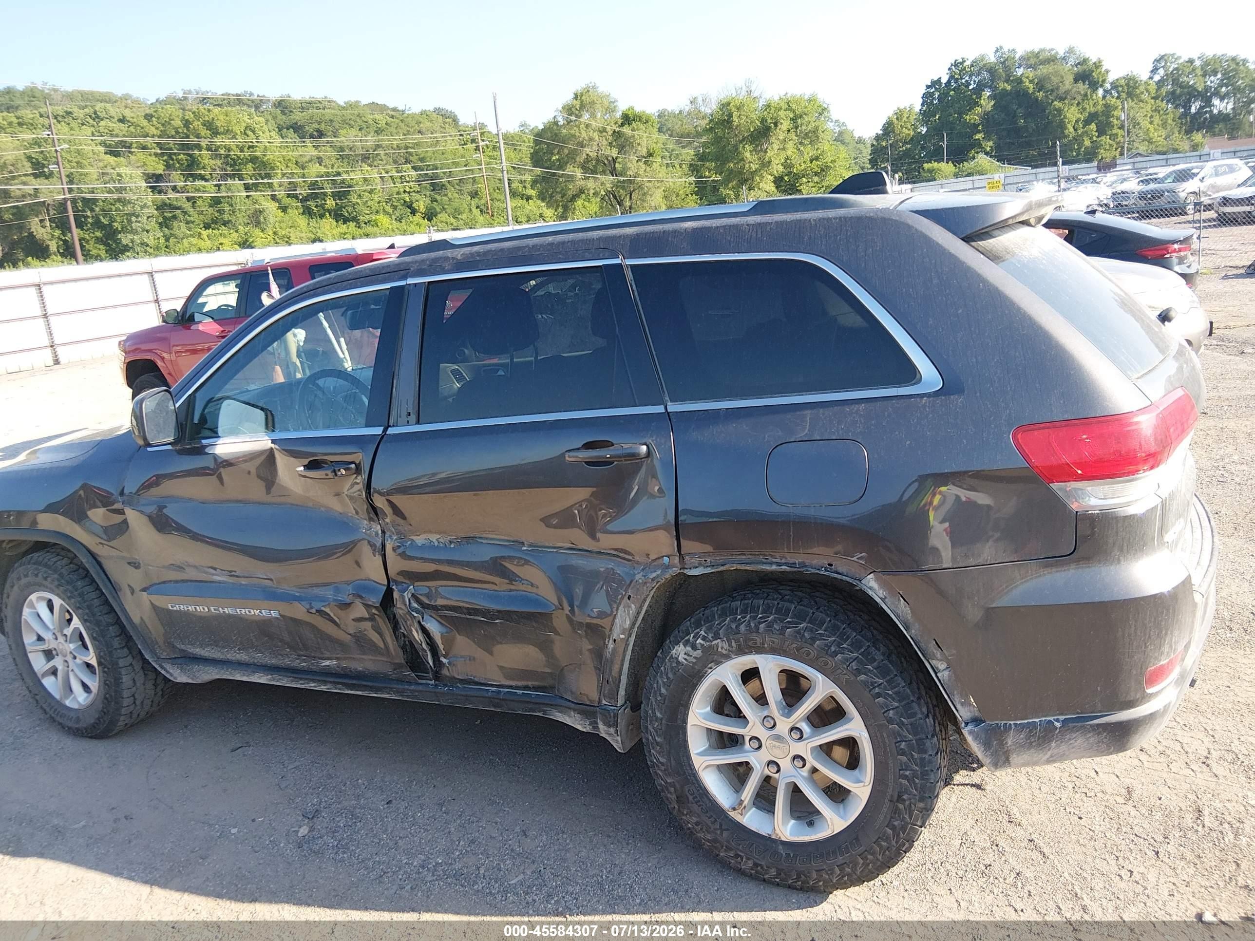 2014 Jeep Grand Cherokee Laredo Gray vin: 1C4RJFAG4EC256456