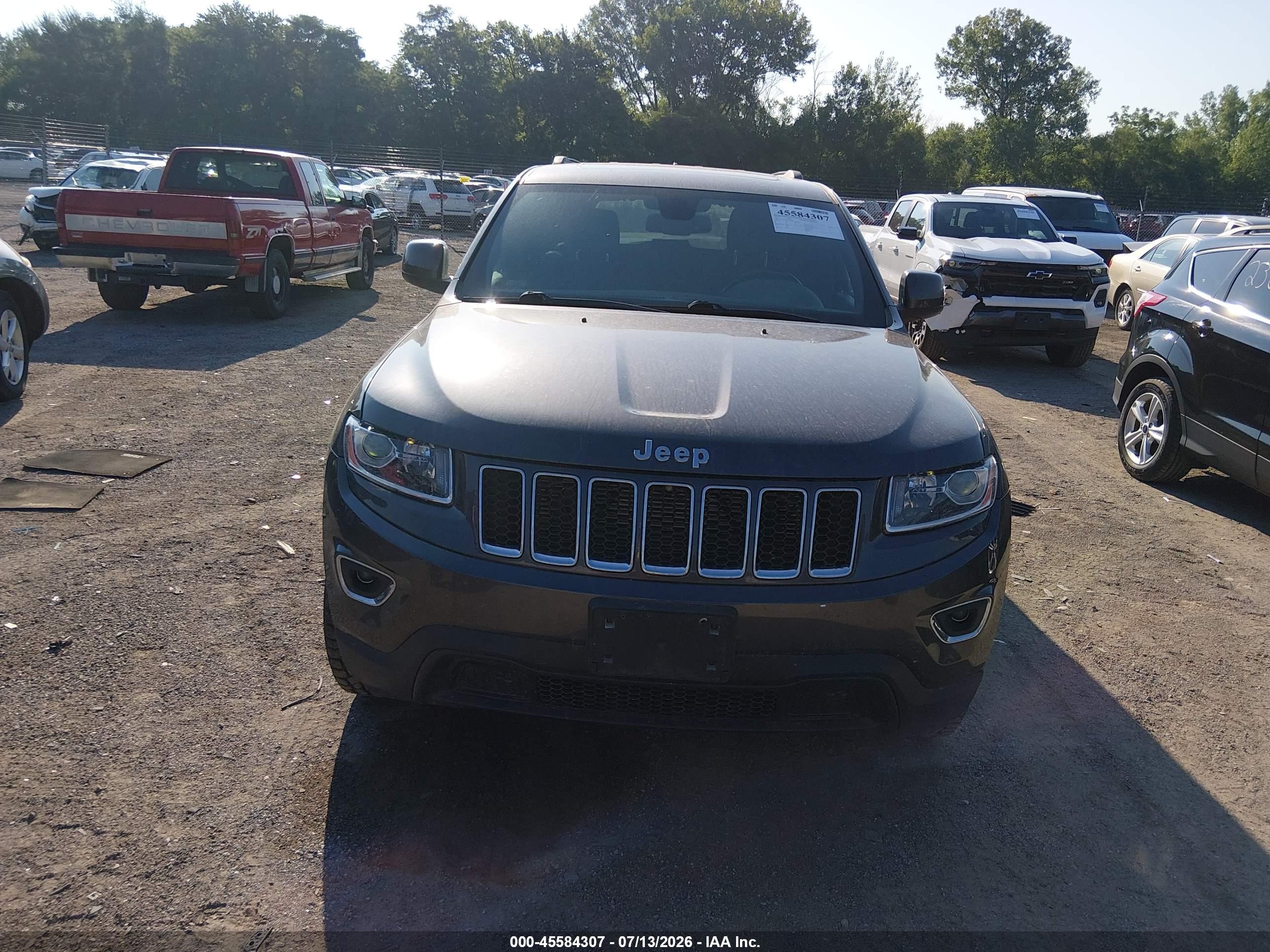 2014 Jeep Grand Cherokee Laredo Gray vin: 1C4RJFAG4EC256456