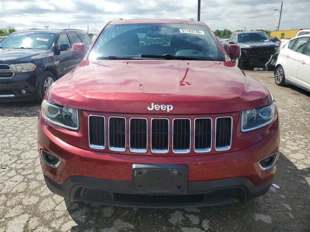 2014 Jeep Grand Cherokee Laredo Red vin: 1C4RJFAG4EC315148