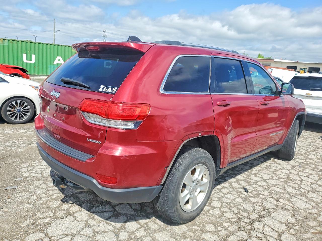 2014 Jeep Grand Cherokee Laredo Red vin: 1C4RJFAG4EC315148