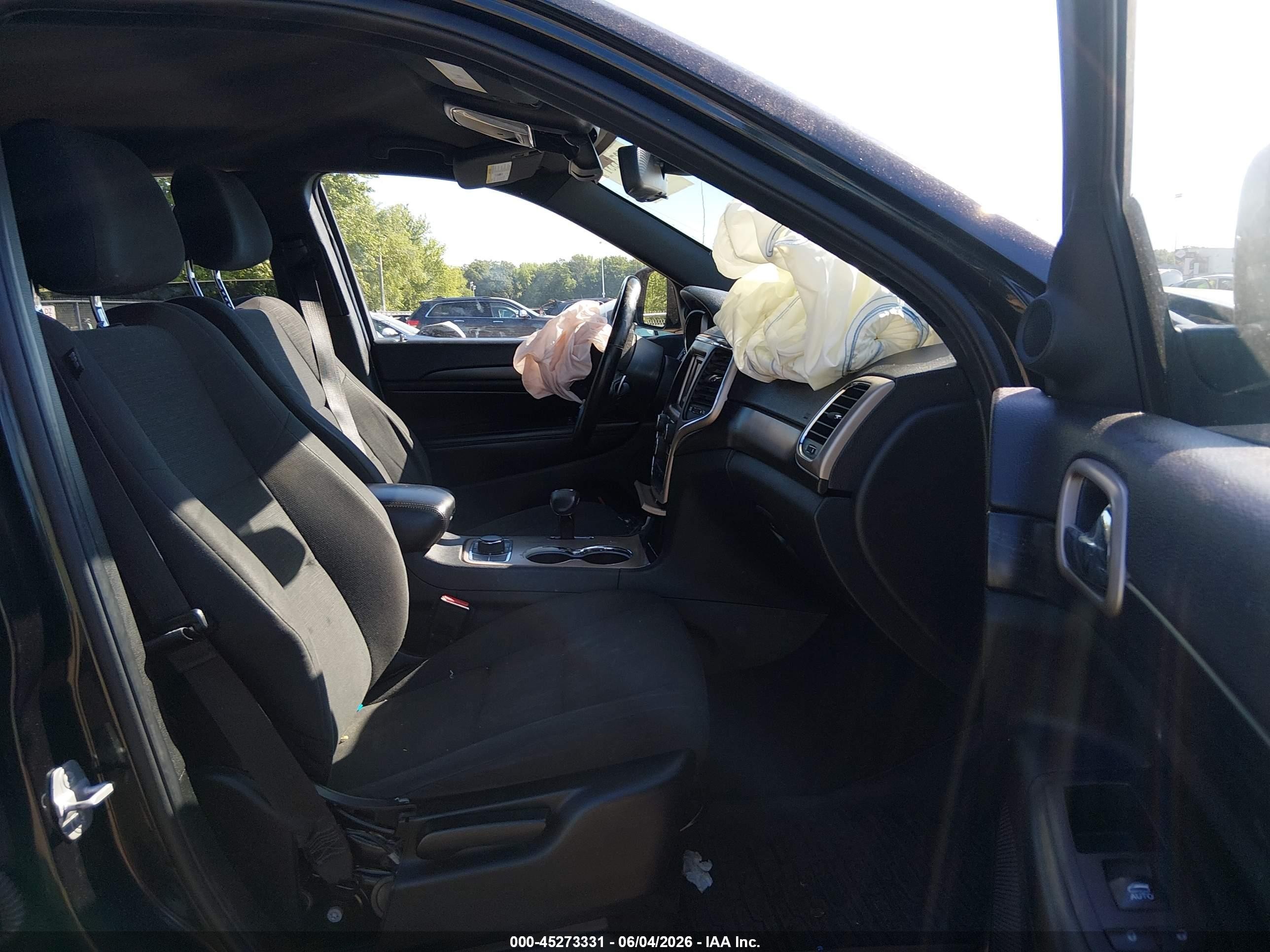 2014 Jeep Grand Cherokee Laredo Black vin: 1C4RJFAG4EC422250