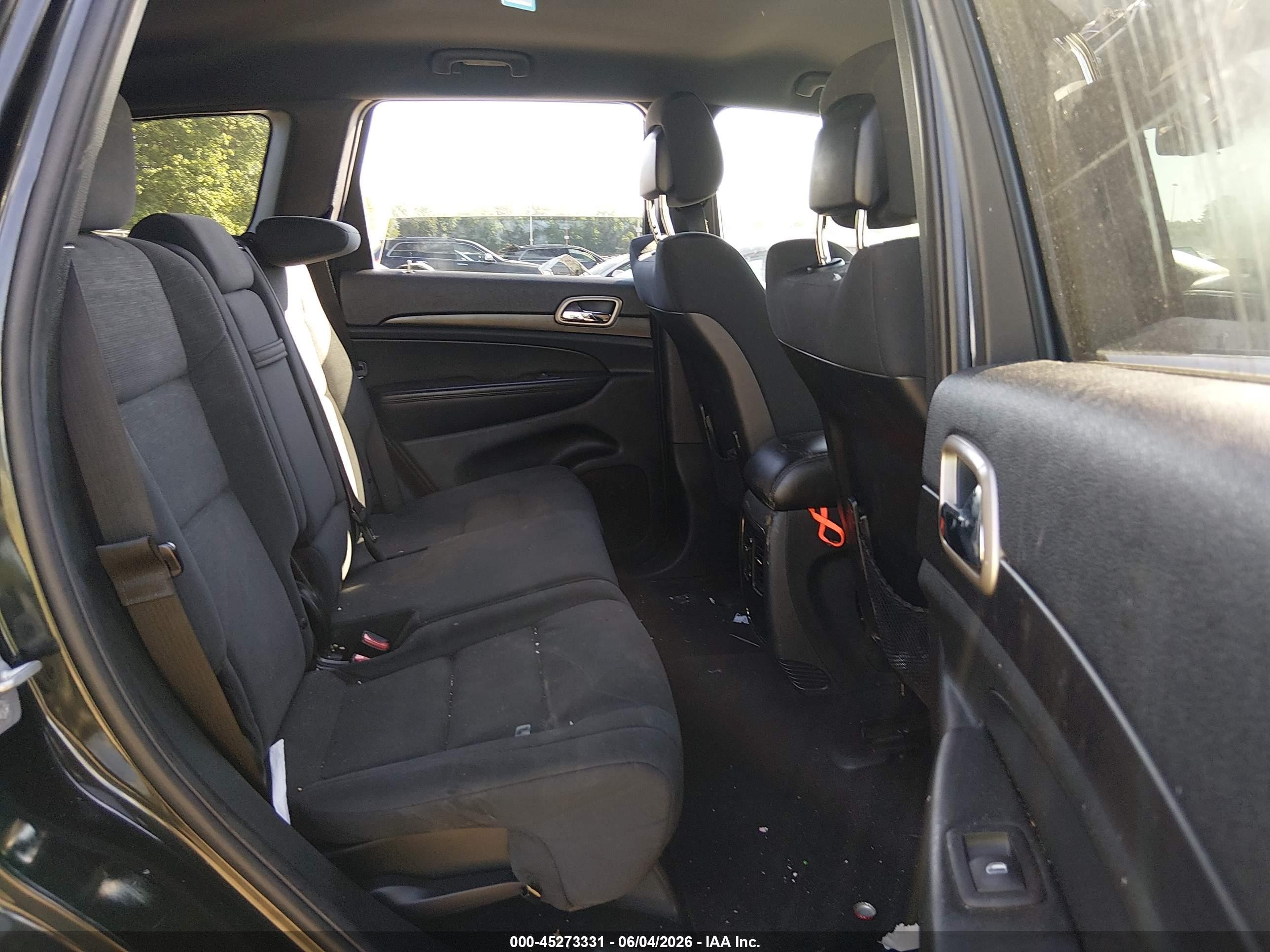 2014 Jeep Grand Cherokee Laredo Black vin: 1C4RJFAG4EC422250