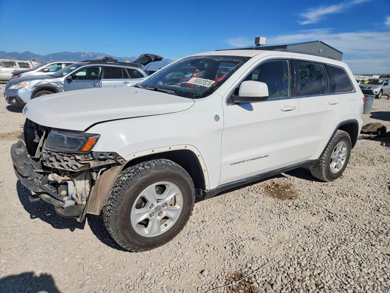 2014 Jeep Grand Cherokee Laredo White vin: 1C4RJFAG4EC510277