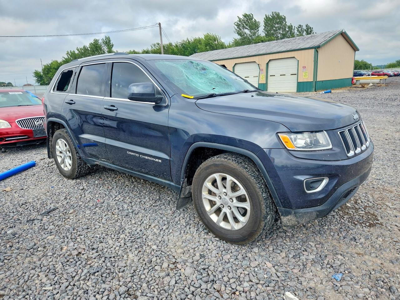 2014 Jeep Grand Cherokee Laredo Gray vin: 1C4RJFAG4EC516290