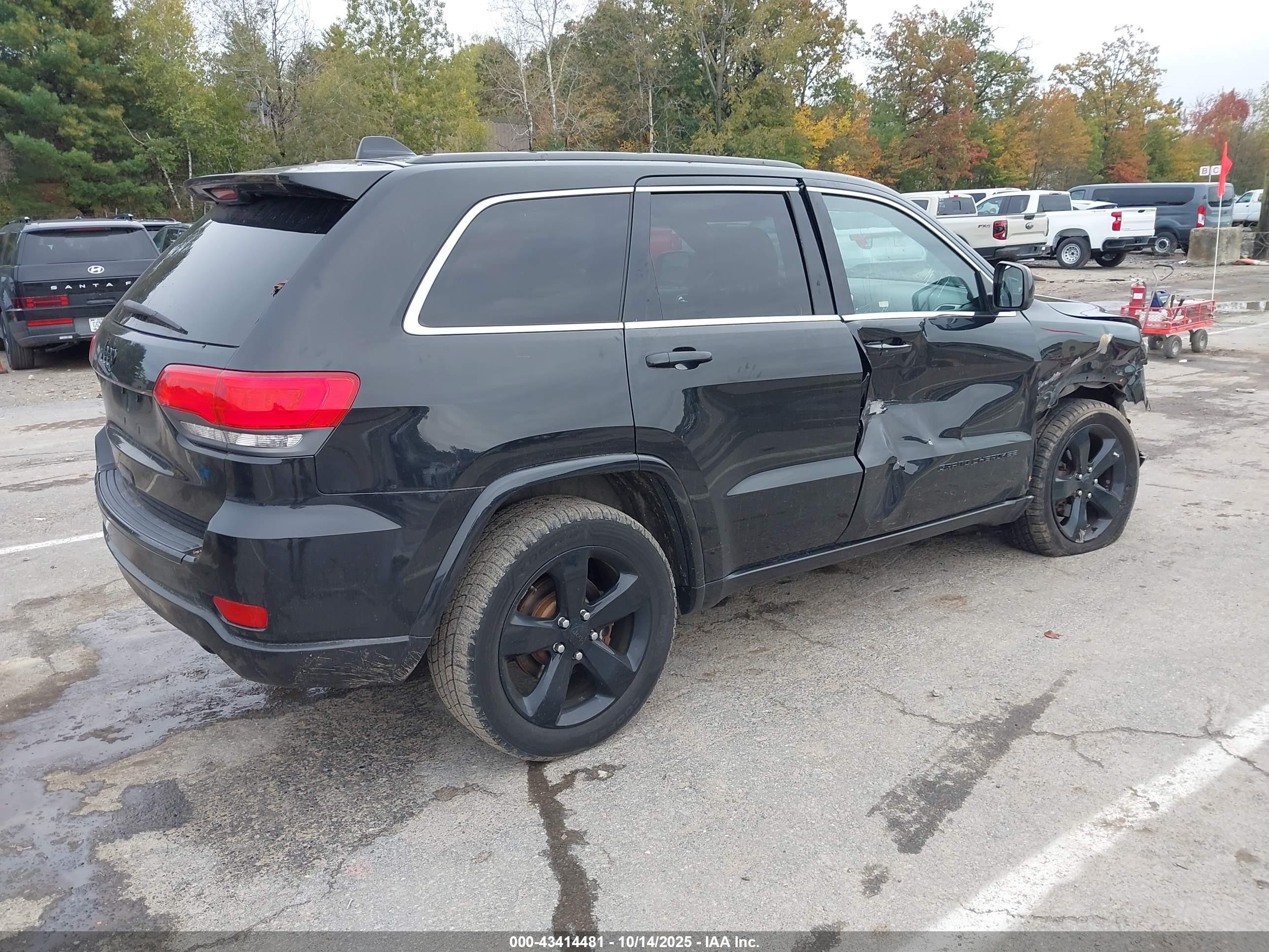 2014 Jeep Grand Cherokee Altitude Черный vin: 1C4RJFAG4EC521540