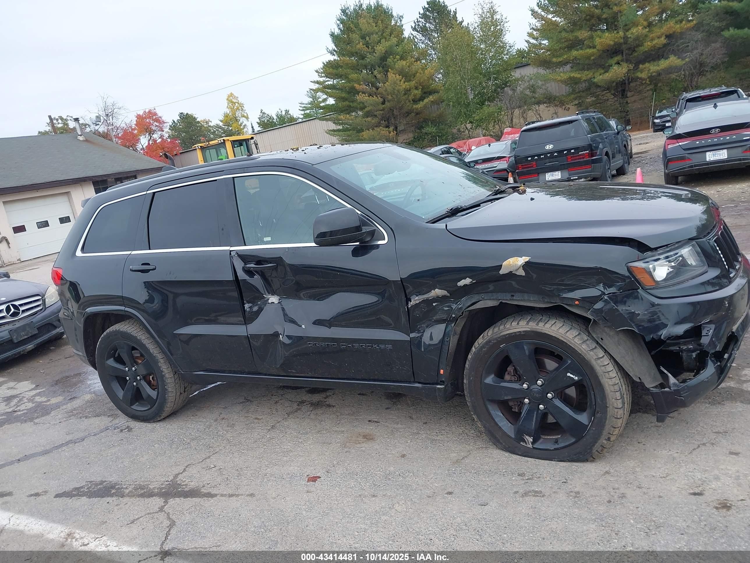 2014 Jeep Grand Cherokee Altitude Черный vin: 1C4RJFAG4EC521540