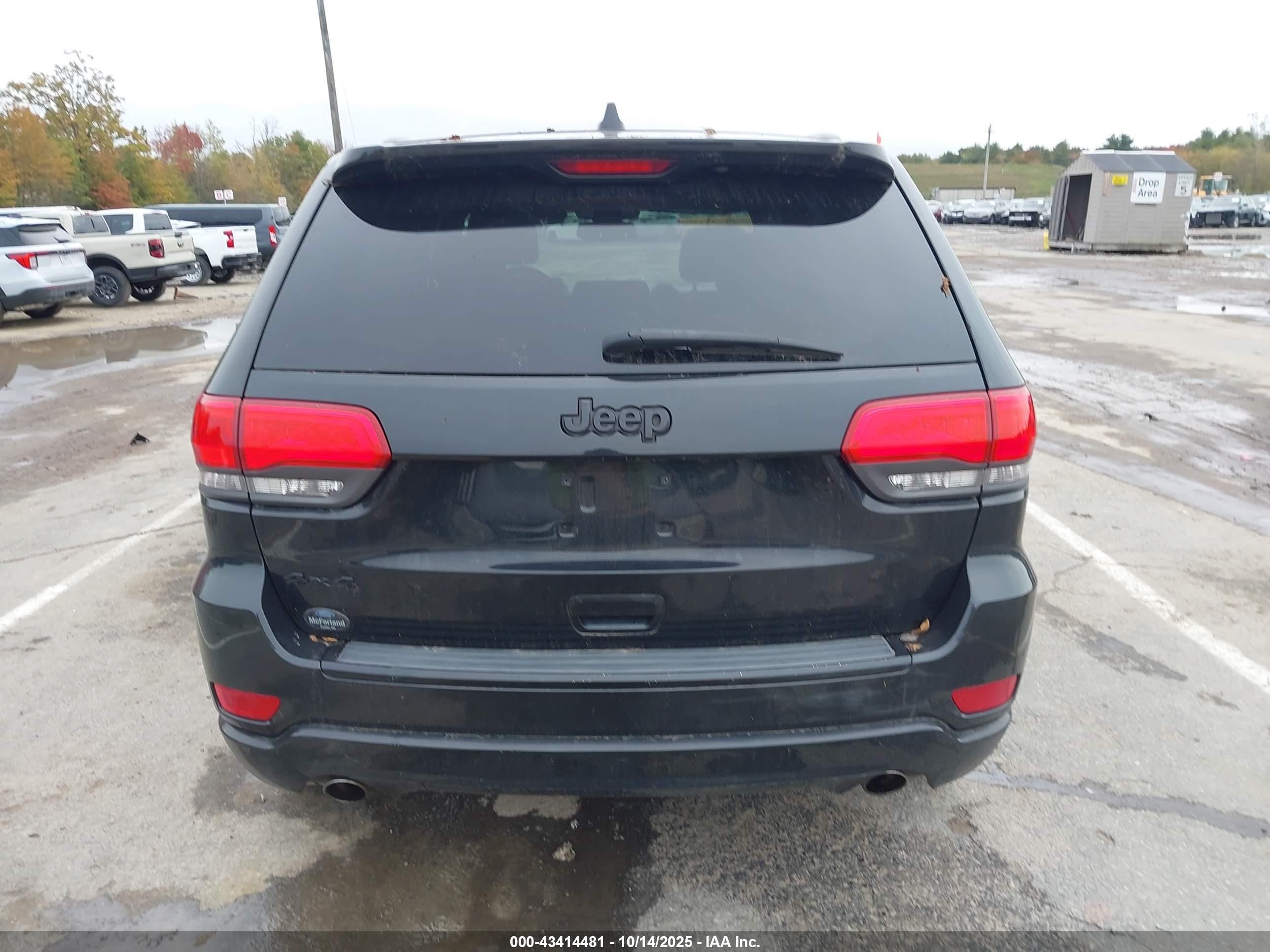 2014 Jeep Grand Cherokee Altitude Черный vin: 1C4RJFAG4EC521540
