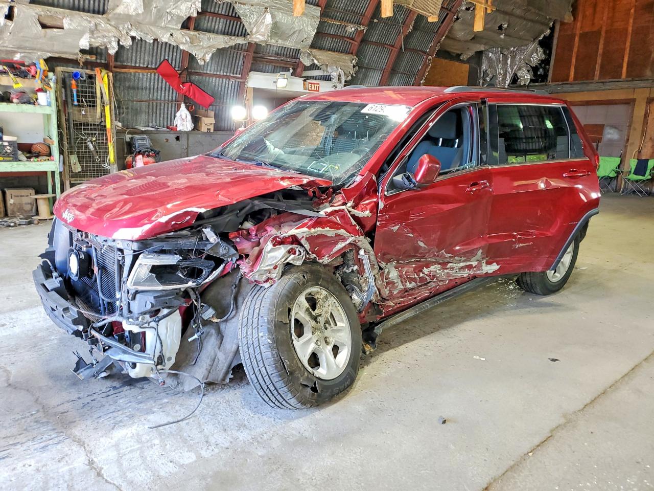 2014 Jeep Grand Cherokee Laredo Burgundy vin: 1C4RJFAG4EC545868