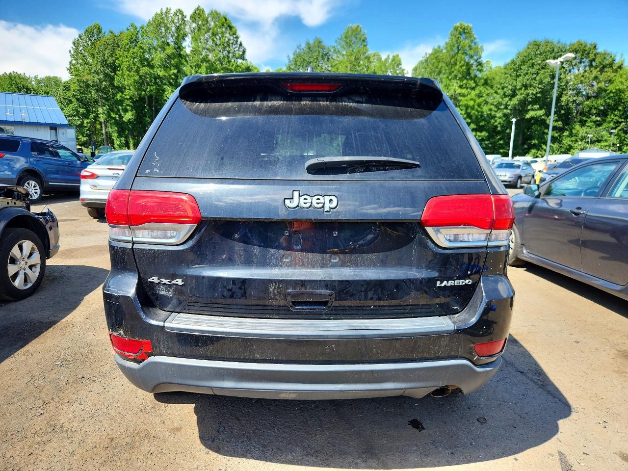 2015 Jeep Grand Cherokee Laredo Black vin: 1C4RJFAG4FC141289