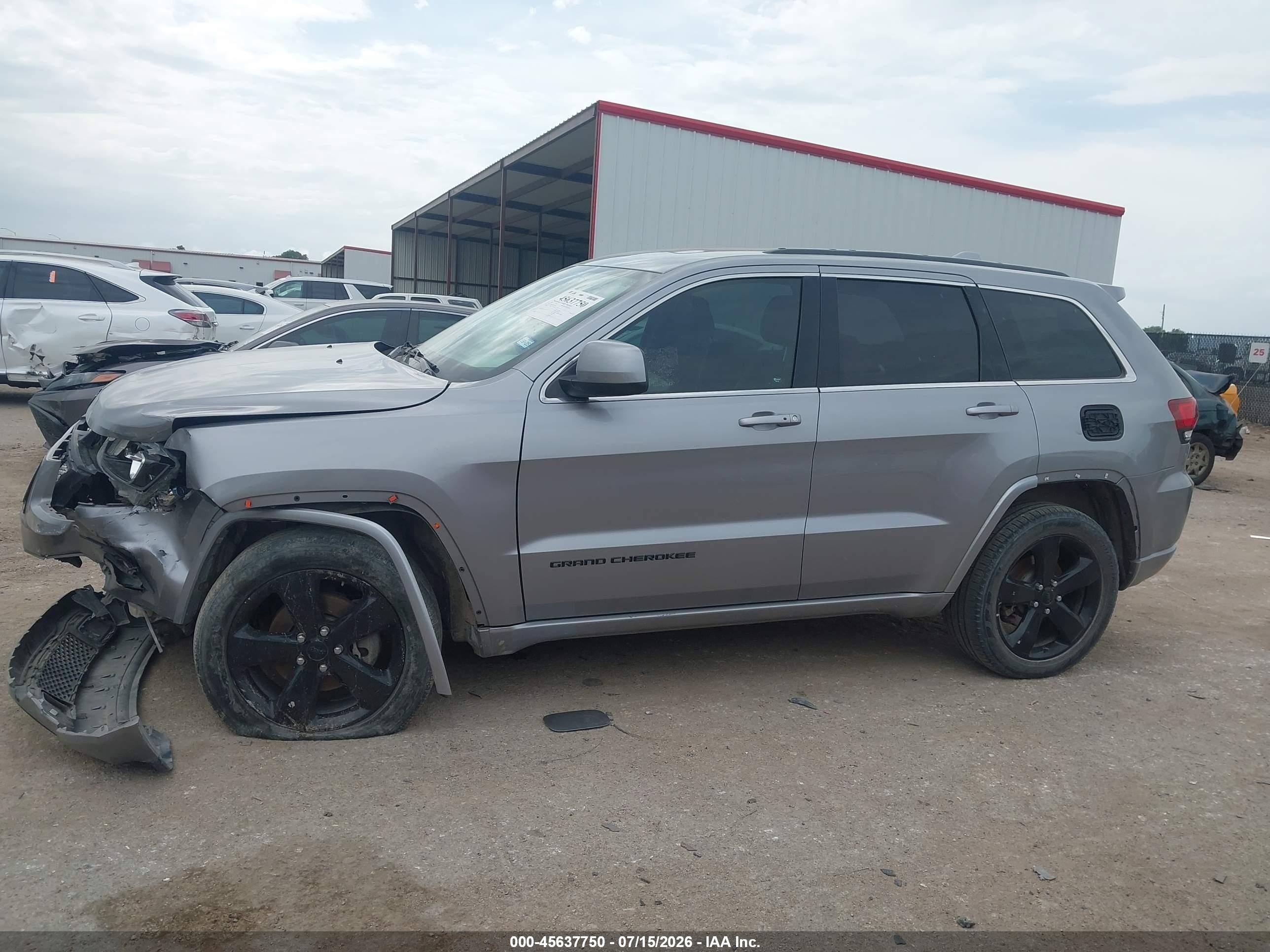 2015 Jeep Grand Cherokee Altitude Silver vin: 1C4RJFAG4FC142538