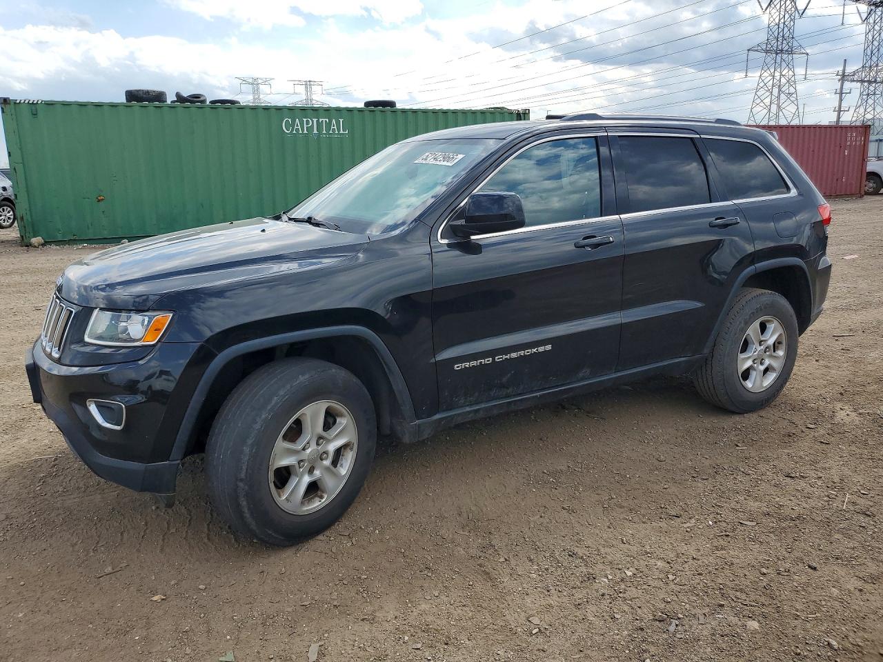 2015 Jeep Grand Cherokee Laredo Black vin: 1C4RJFAG4FC675358