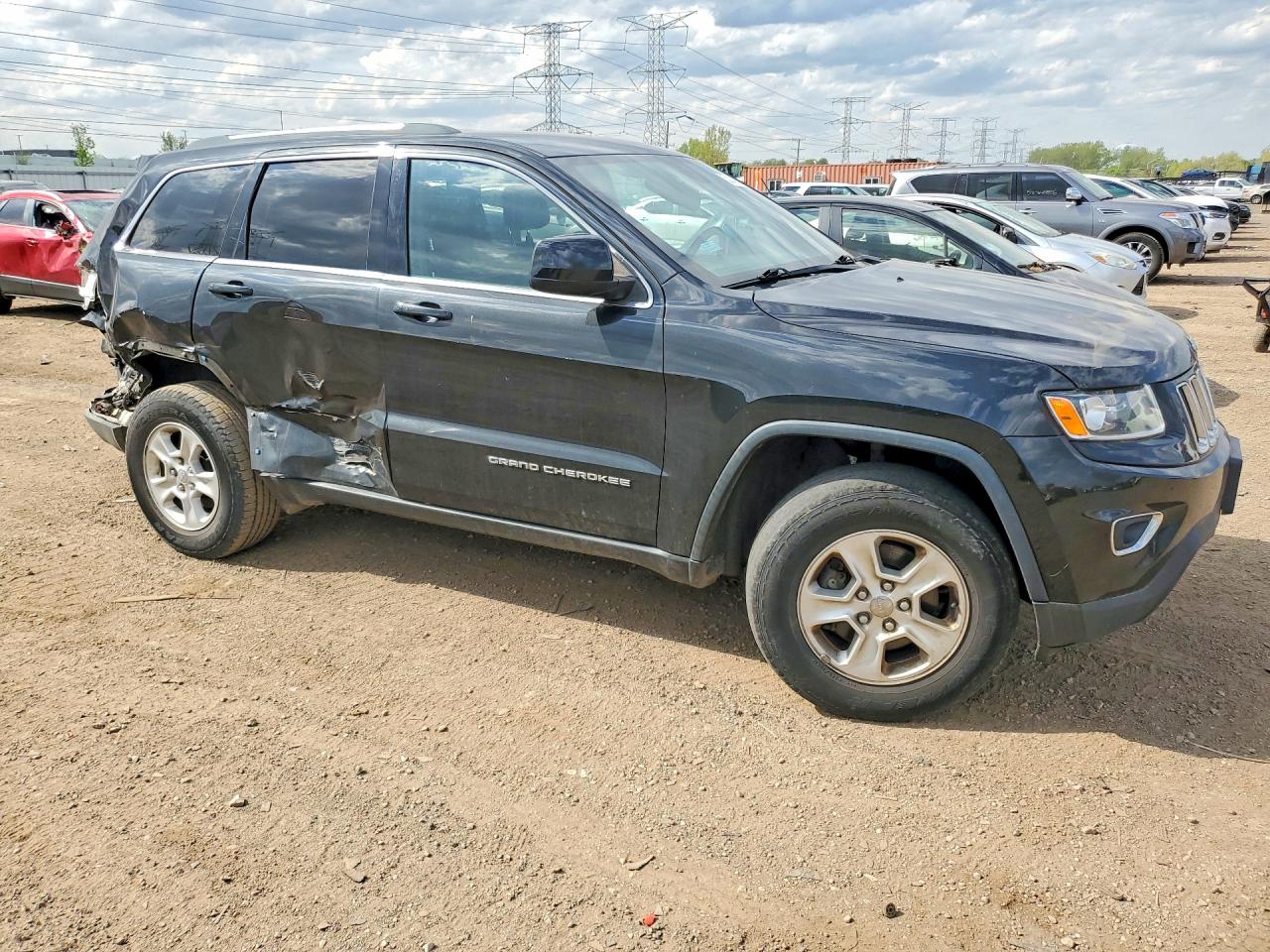 2015 Jeep Grand Cherokee Laredo Black vin: 1C4RJFAG4FC675358