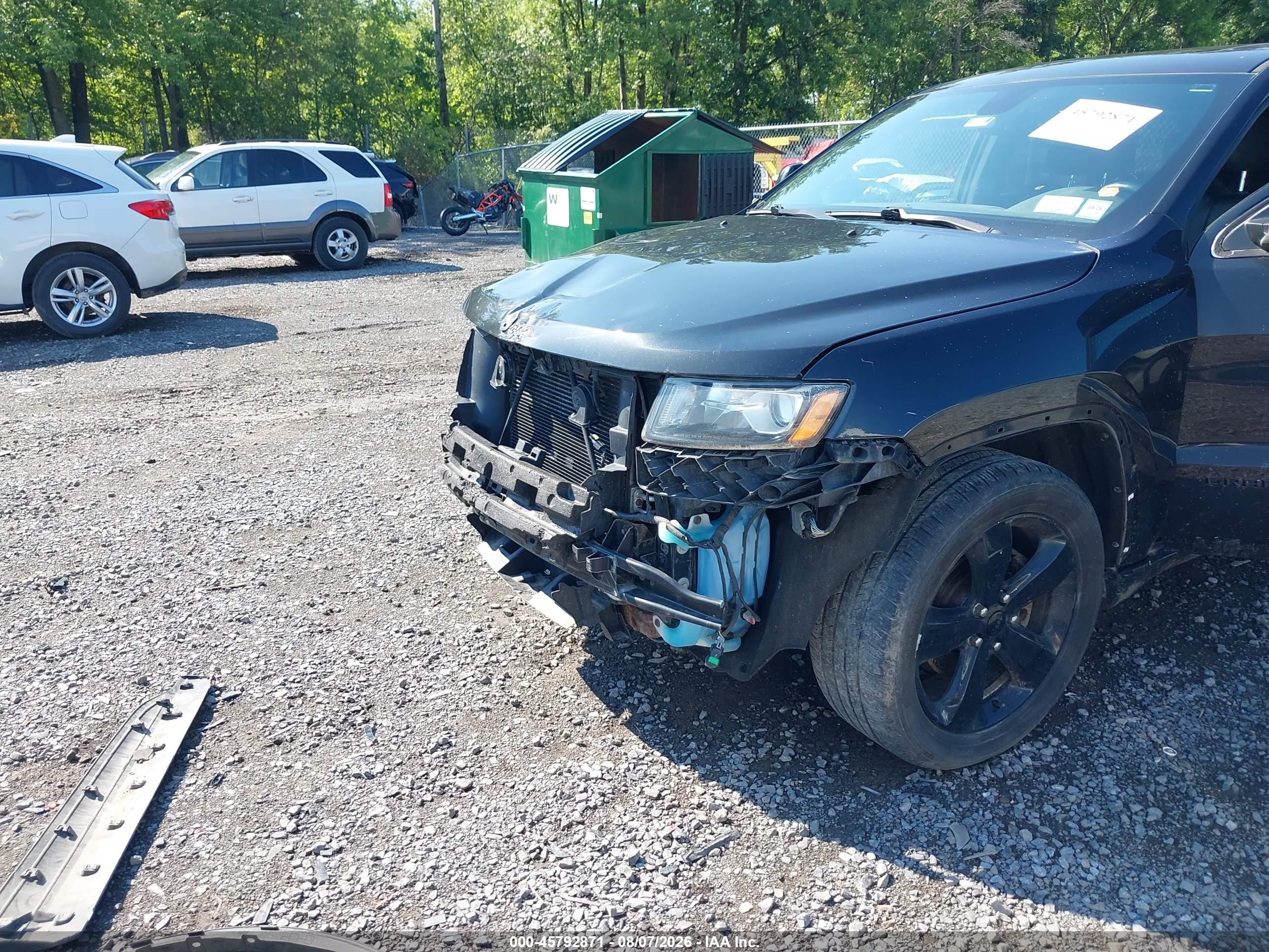2015 Jeep Grand Cherokee Altitude Black vin: 1C4RJFAG4FC692662