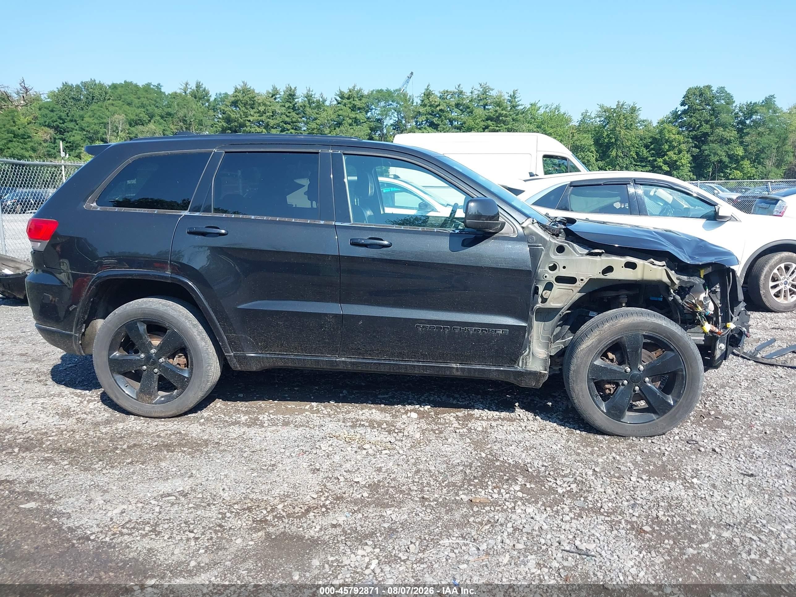2015 Jeep Grand Cherokee Altitude Black vin: 1C4RJFAG4FC692662