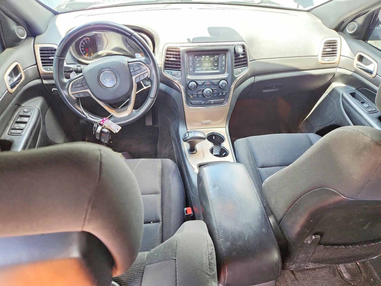 2015 Jeep Grand Cherokee Laredo Black vin: 1C4RJFAG4FC831527