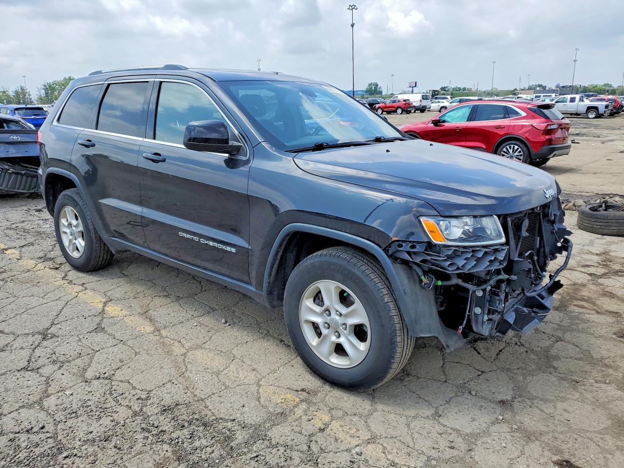 2015 Jeep Grand Cherokee Laredo Black vin: 1C4RJFAG4FC895695