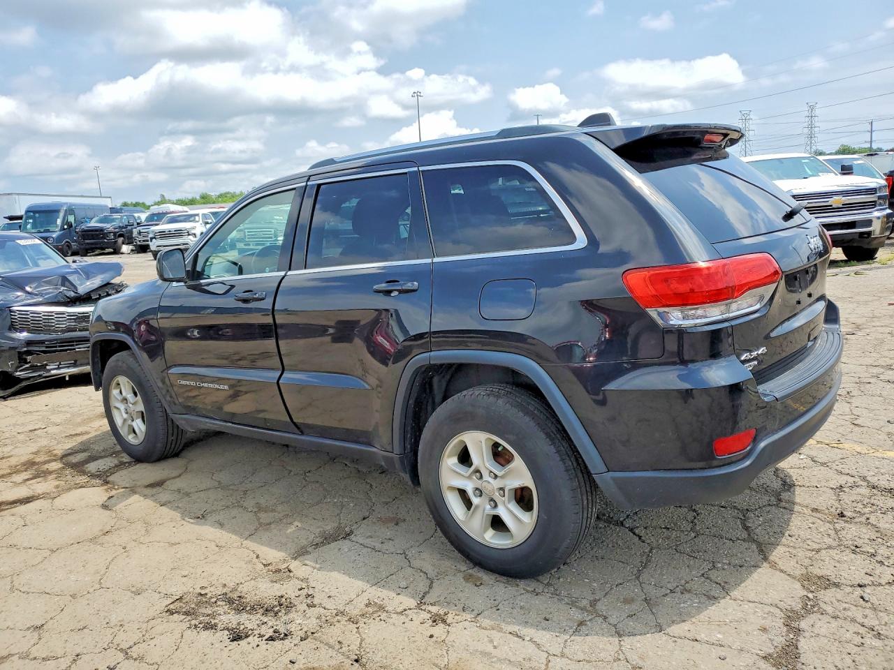 2015 Jeep Grand Cherokee Laredo Black vin: 1C4RJFAG4FC895695