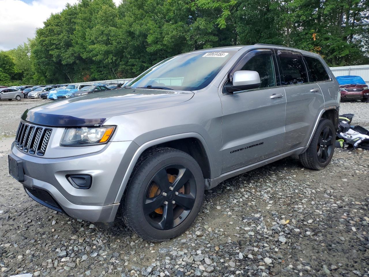 2015 Jeep Grand Cherokee Laredo Silver vin: 1C4RJFAG4FC924435