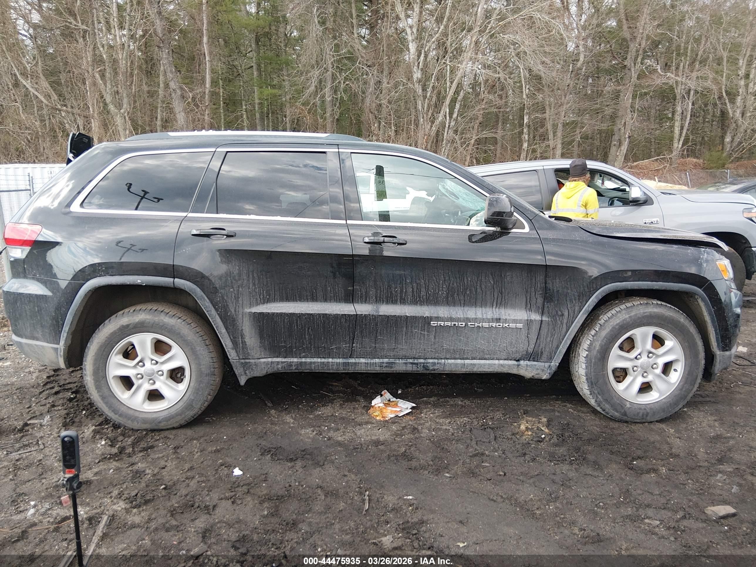 2015 Jeep Grand Cherokee Laredo Black vin: 1C4RJFAG4FC942322