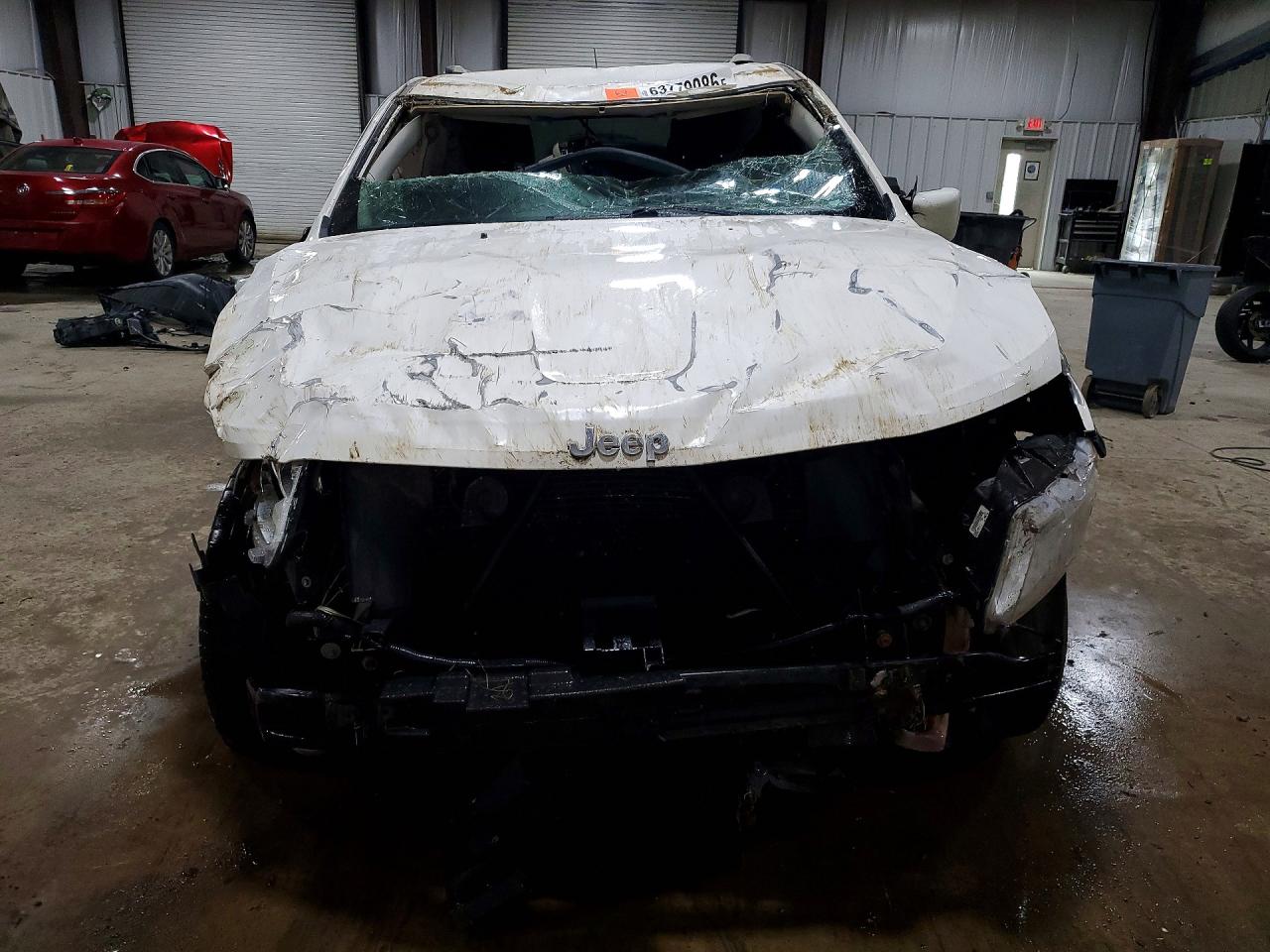 2012 Jeep Grand Cherokee Laredo White vin: 1C4RJFAG5CC128756