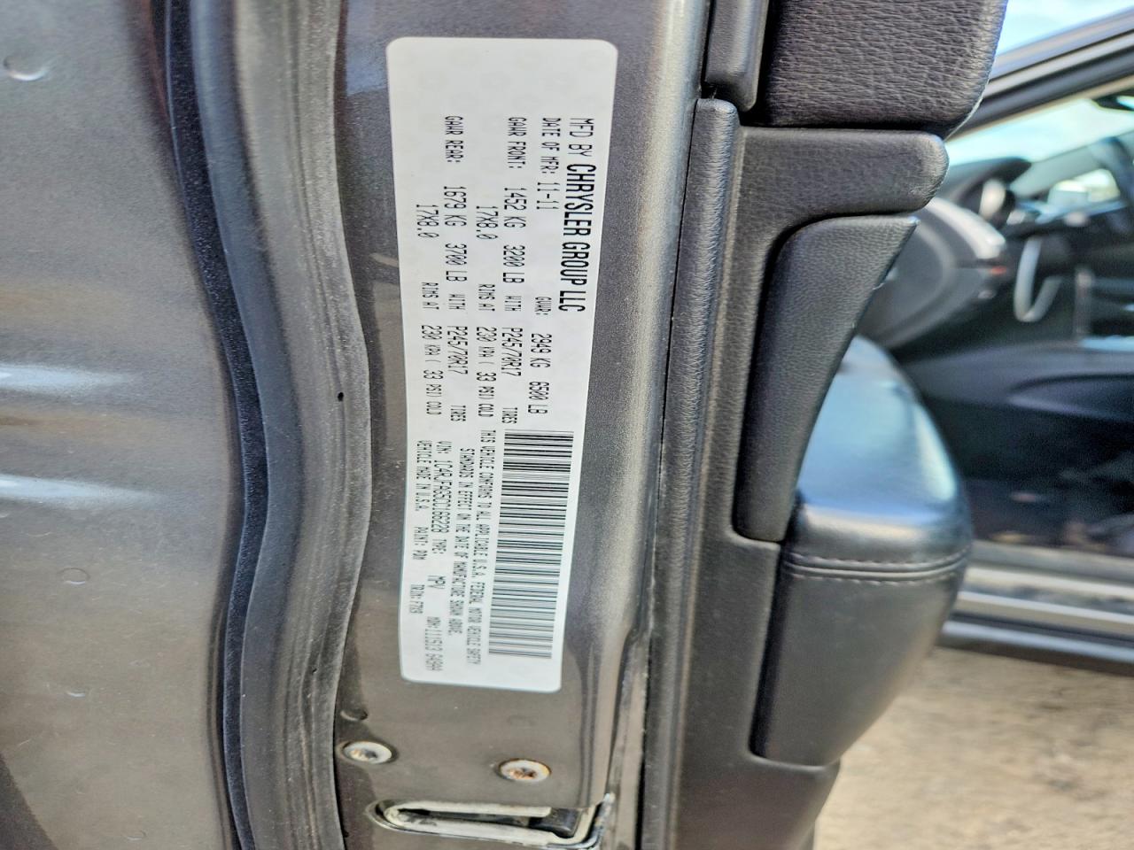 2012 Jeep Grand Cherokee Laredo Серый vin: 1C4RJFAG5CC166228