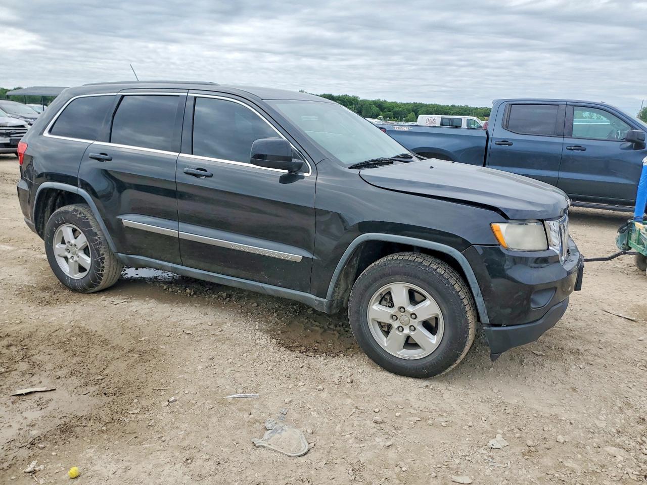 2012 Jeep Grand Cherokee Laredo Black vin: 1C4RJFAG5CC185264