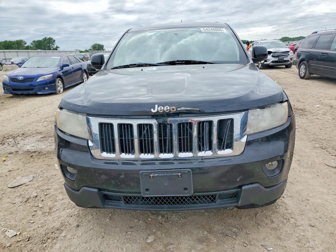 2012 Jeep Grand Cherokee Laredo Black vin: 1C4RJFAG5CC185264